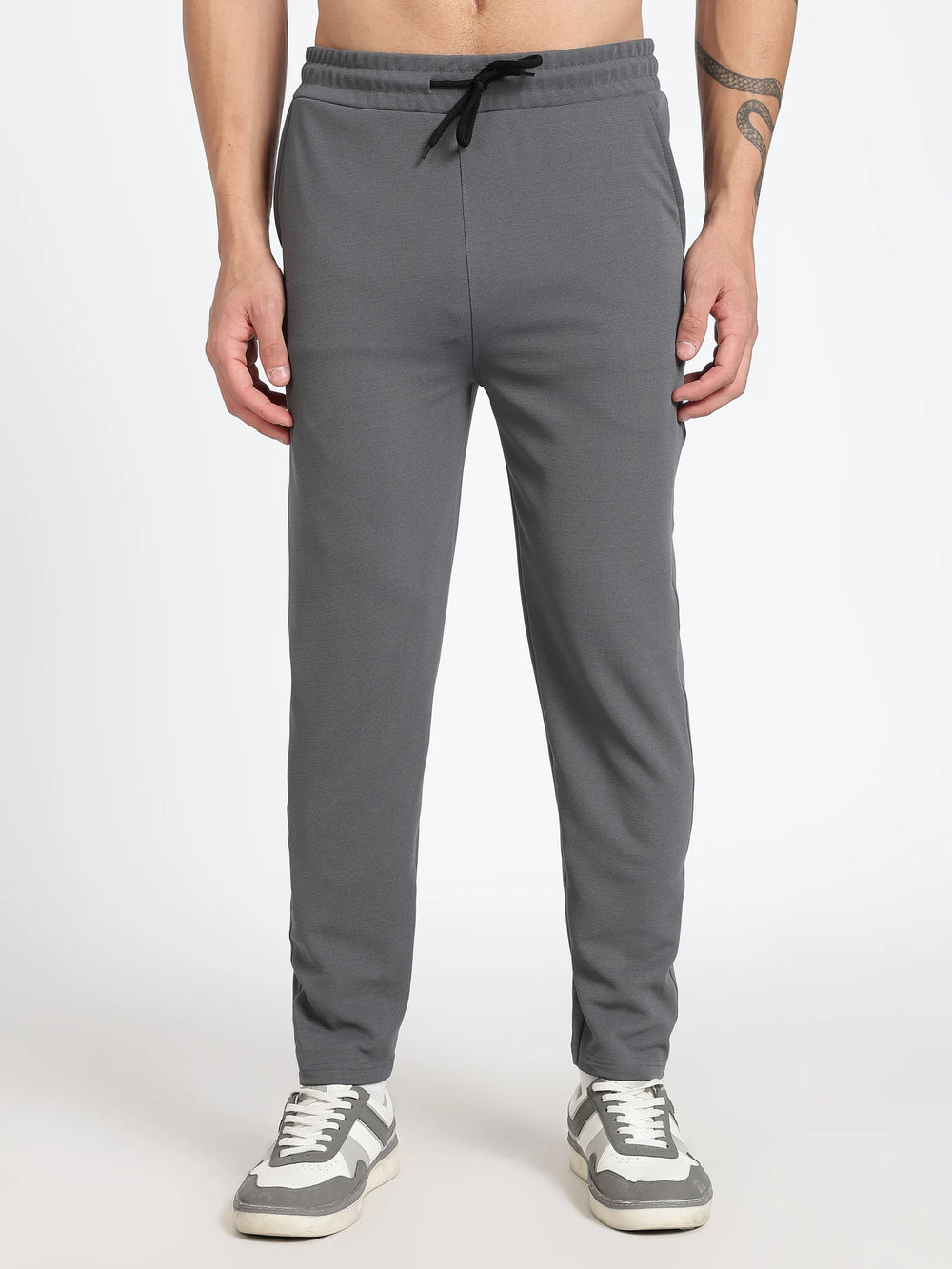 Dark Grey Ottoman Men's Track Pants