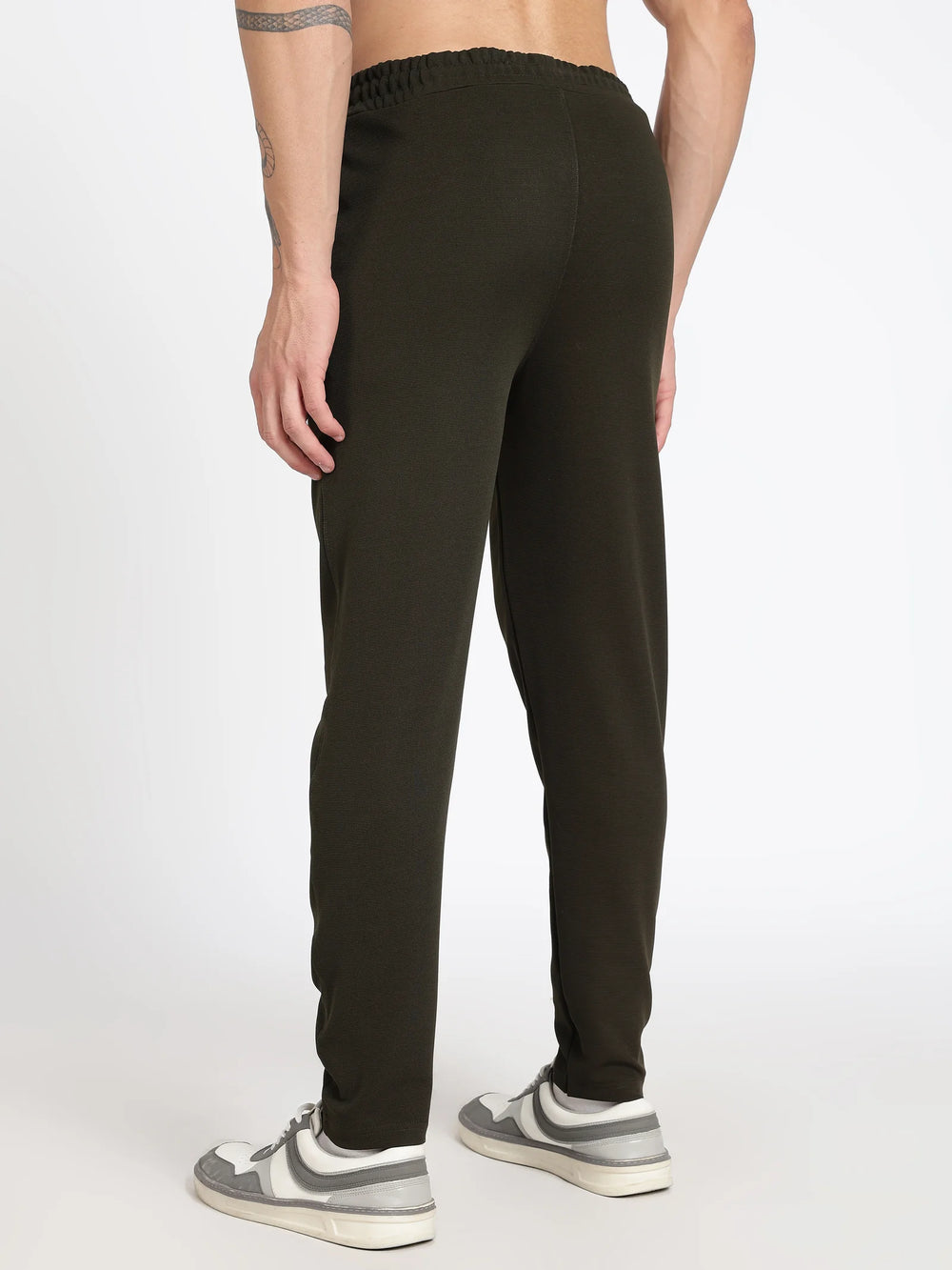 Olive Green Ottoman Men's Track Pants