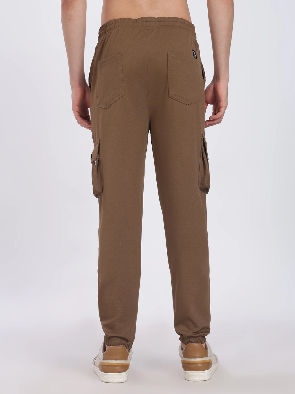Lycra 6 Pocket Cargo Pant With cuff (Brown)