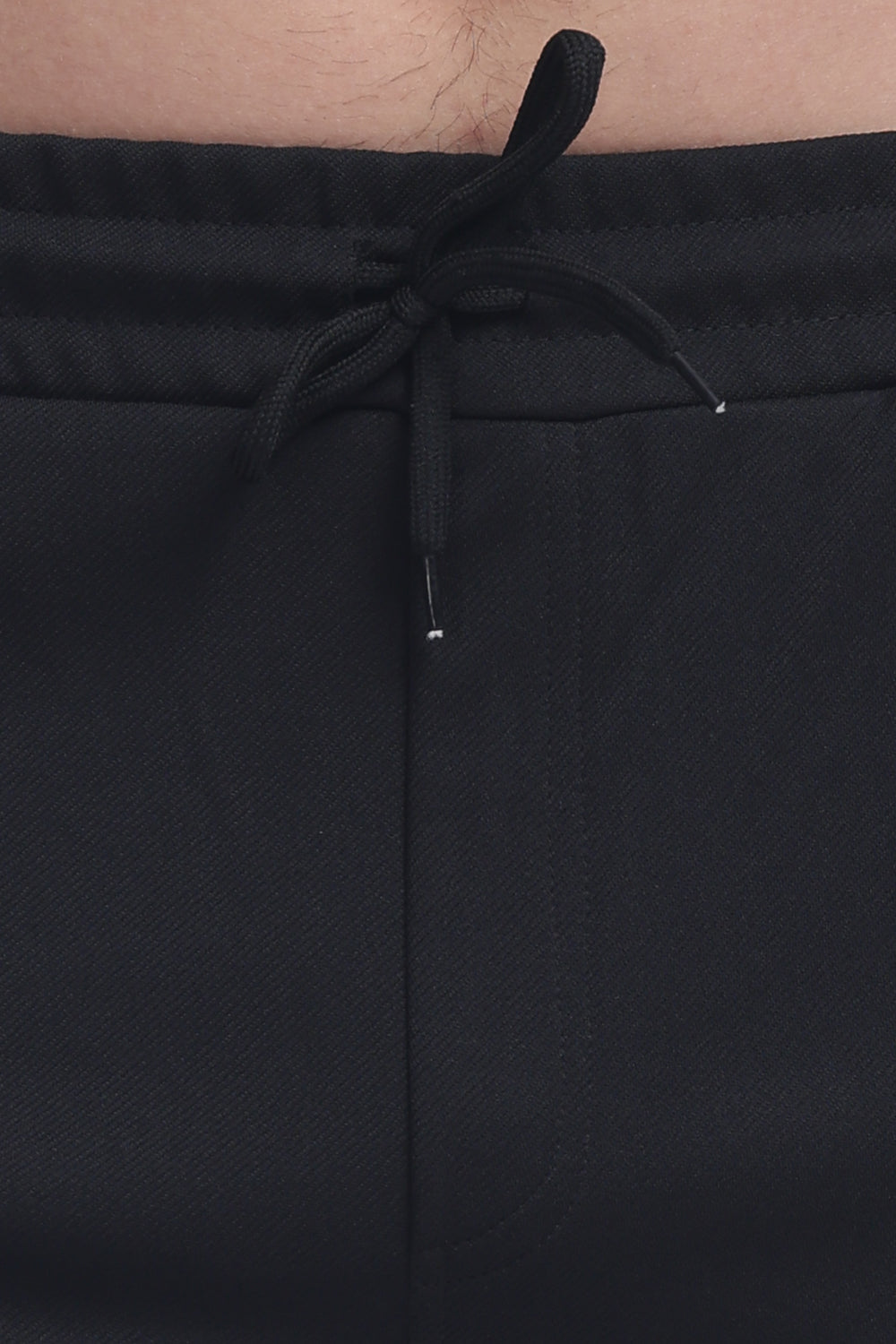 Lycra Five Pocket Cargo Pant Without cuff (Black)