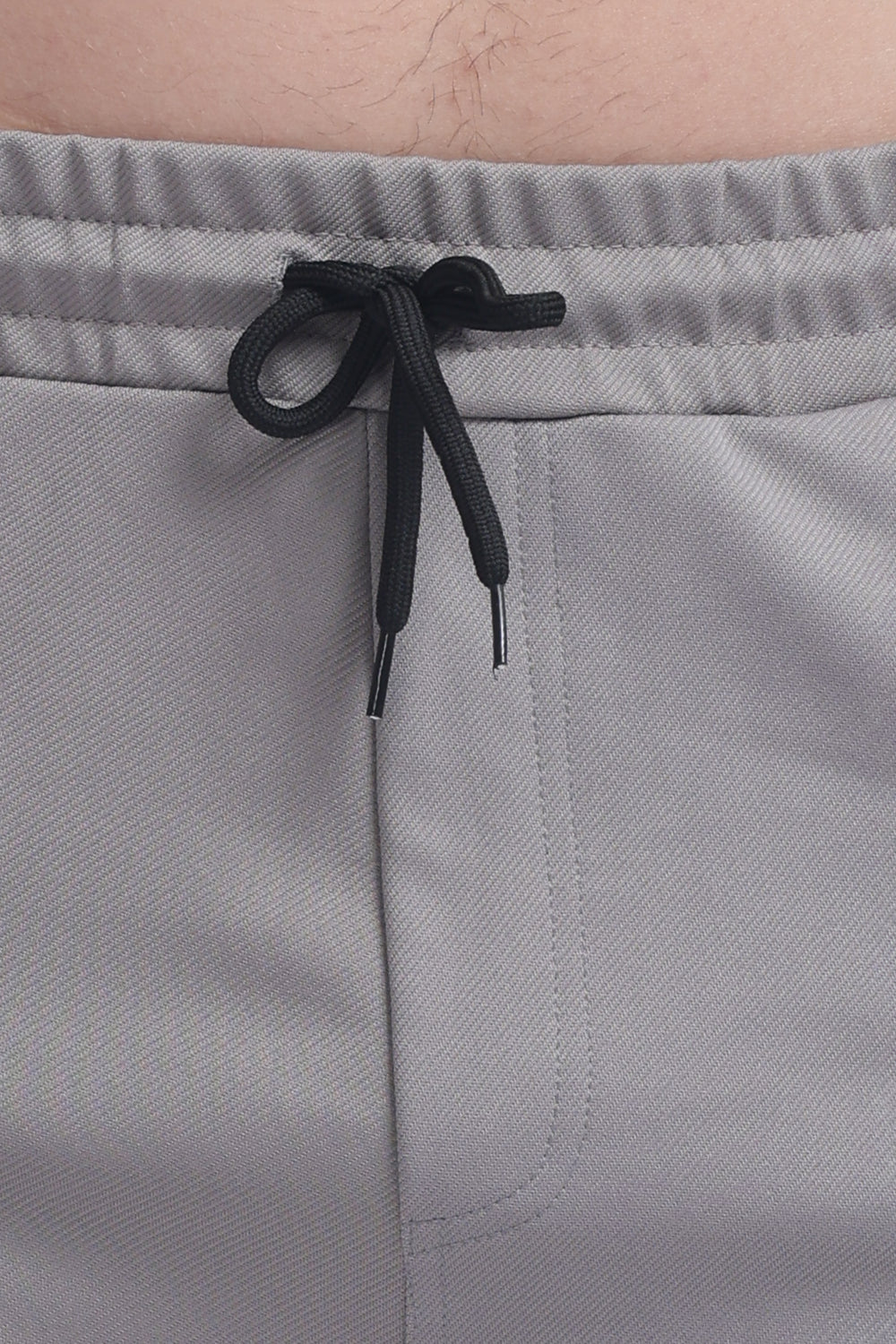 Lycra Five Pocket Cargo Pant Without Cuff (Grey)