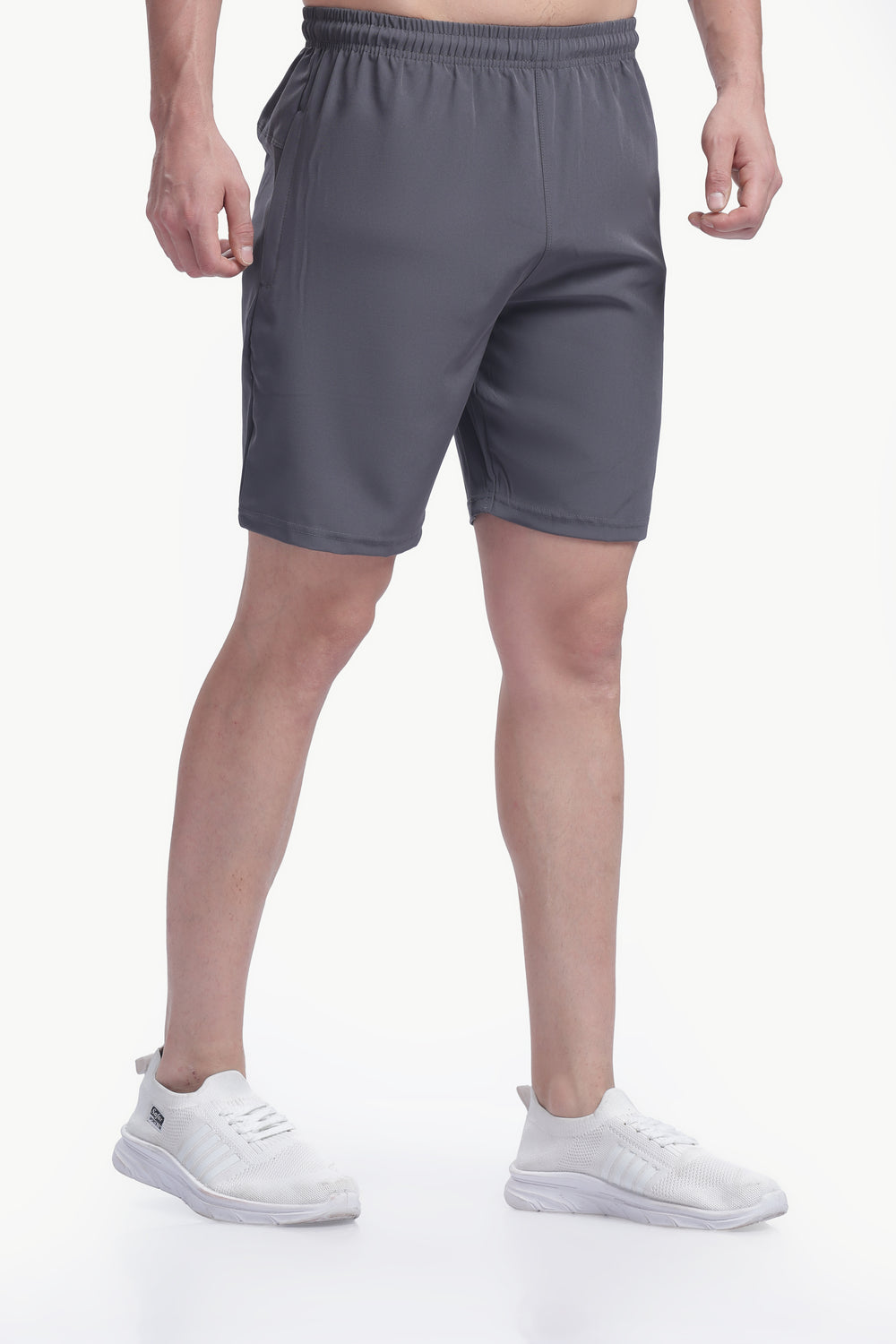 Lightweight Polyester Shorts (Dark Grey)