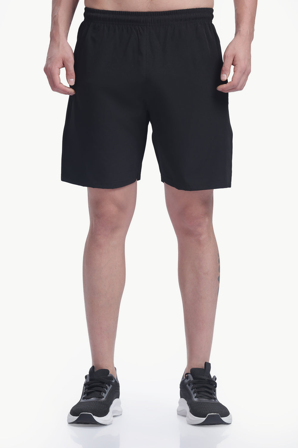 Lightweight Polyester Shorts (Black)