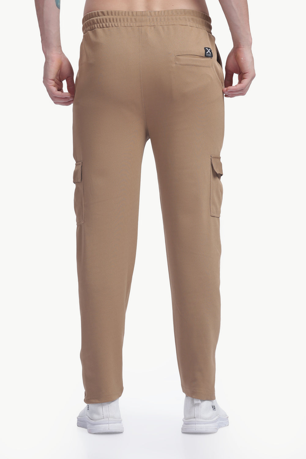 Lycra Five Pocket Cargo Pant Without cuff (Brown)