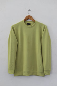 Plain Full Hand Lycra T-shirts (Lemon Green)