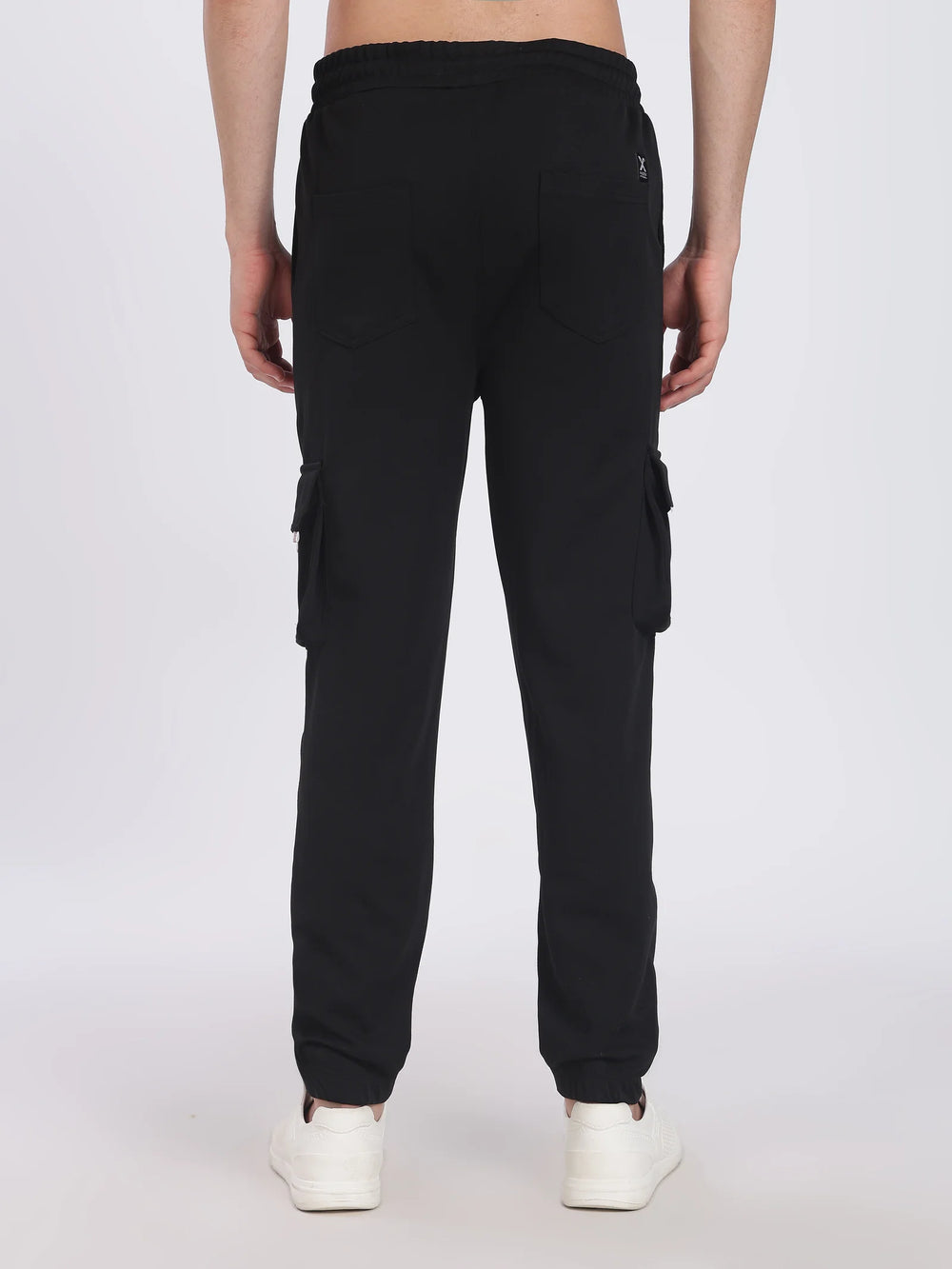 Lycra 6 Pocket Cargo Pant With cuff (Black)