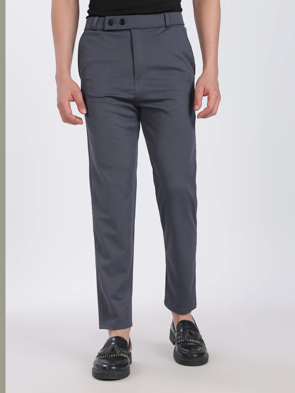 Lycra Formal Pant for Men(Dark Grey)