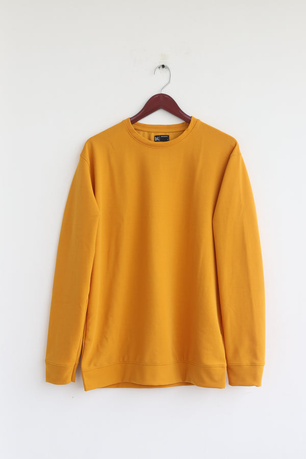 Plain Full Hand Lycra T-shirts (Yellow)