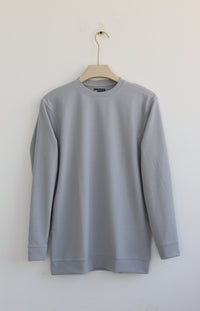 Plain Full Hand Lycra T-shirts (Lite Grey)
