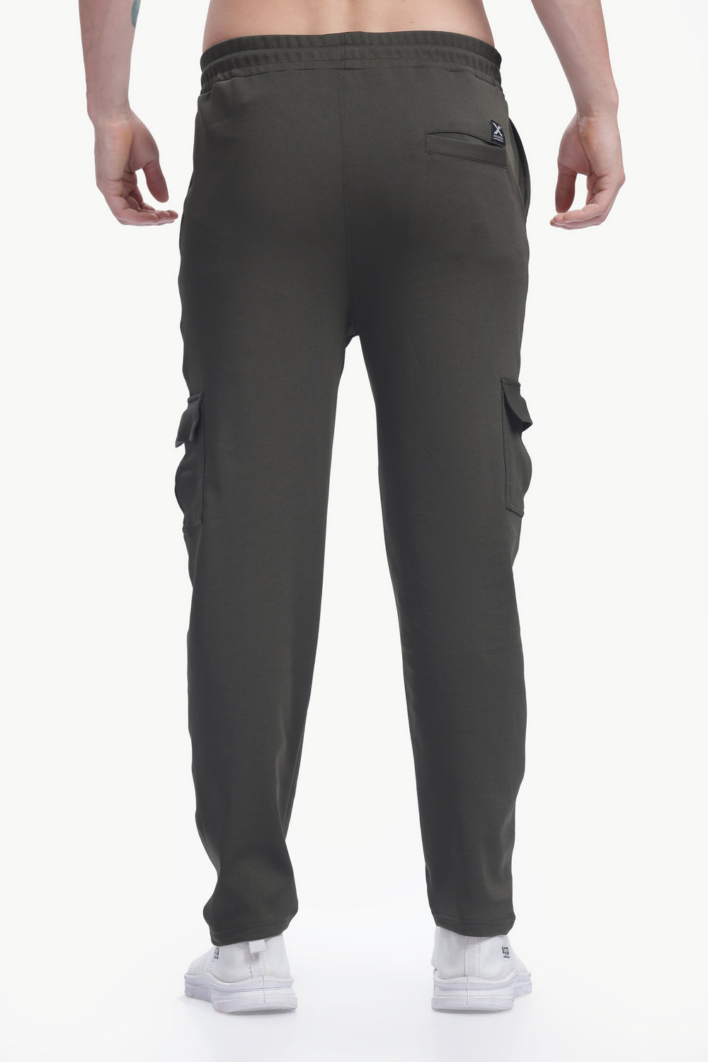 Lycra Five Pocket Cargo Pant Without cuff (Olive Green)