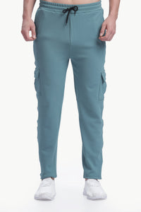 Lycra Five Pocket Cargo Pant Without cuff (Green)