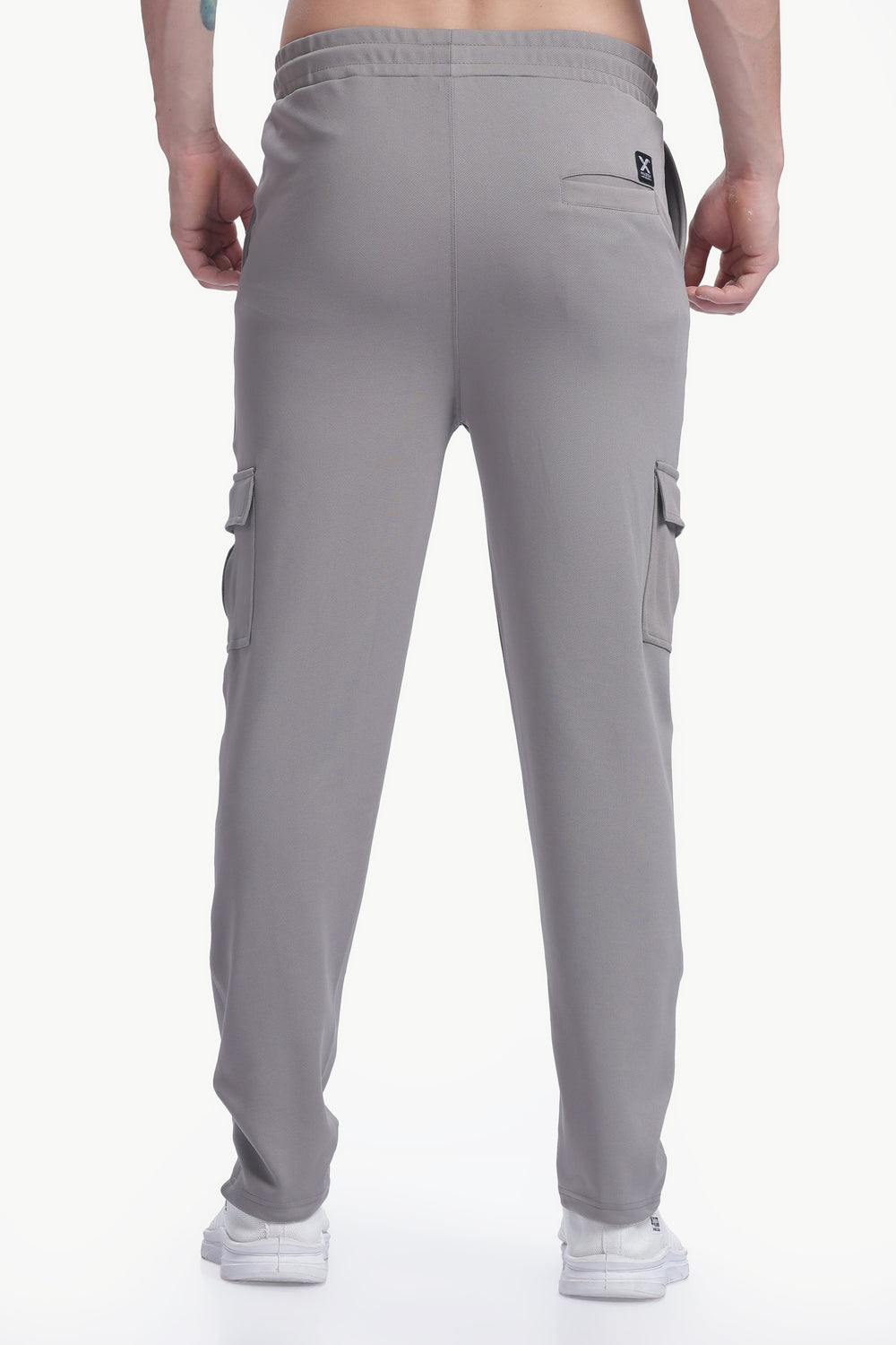 Lycra Five Pocket Cargo Pant Without Cuff (Grey)