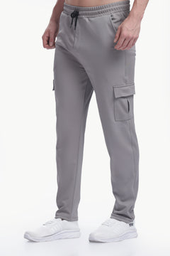 Lycra Five Pocket Cargo Pant Without Cuff (Grey)