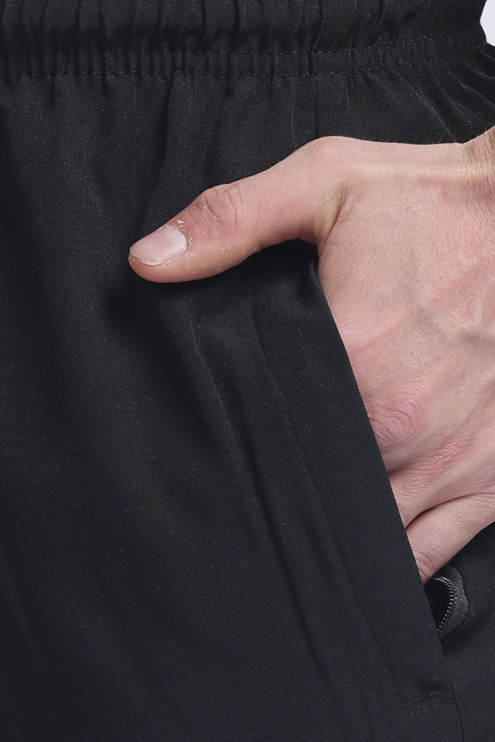 Lightweight Polyester Shorts (Black)