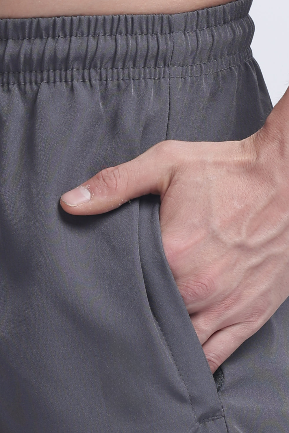 Lightweight Polyester Shorts (Dark Grey)