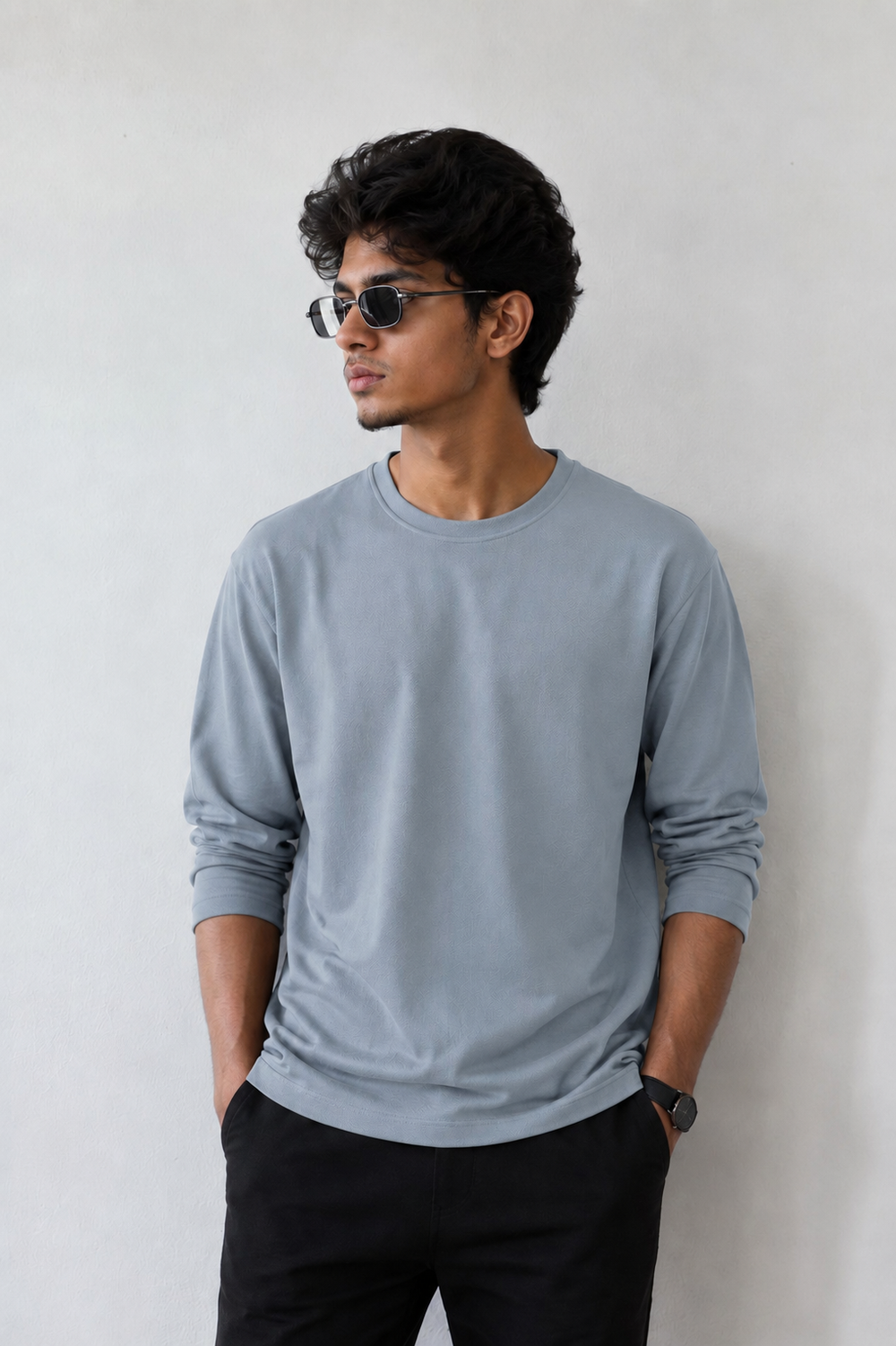 3 t-shirts combo – plain full hand lycra