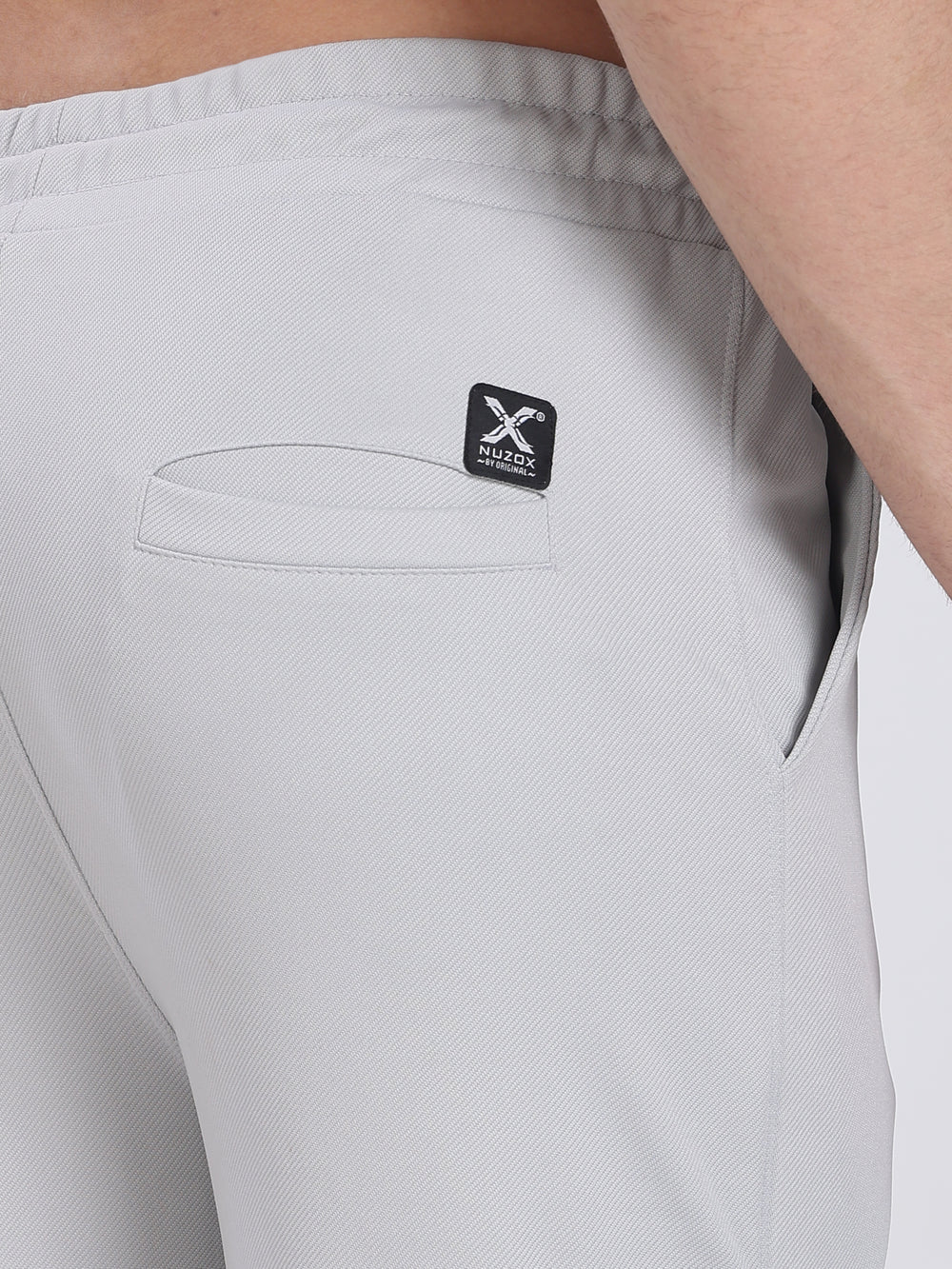 Lycra Five Pocket Cargo Pant With Cuff (Lite Grey)