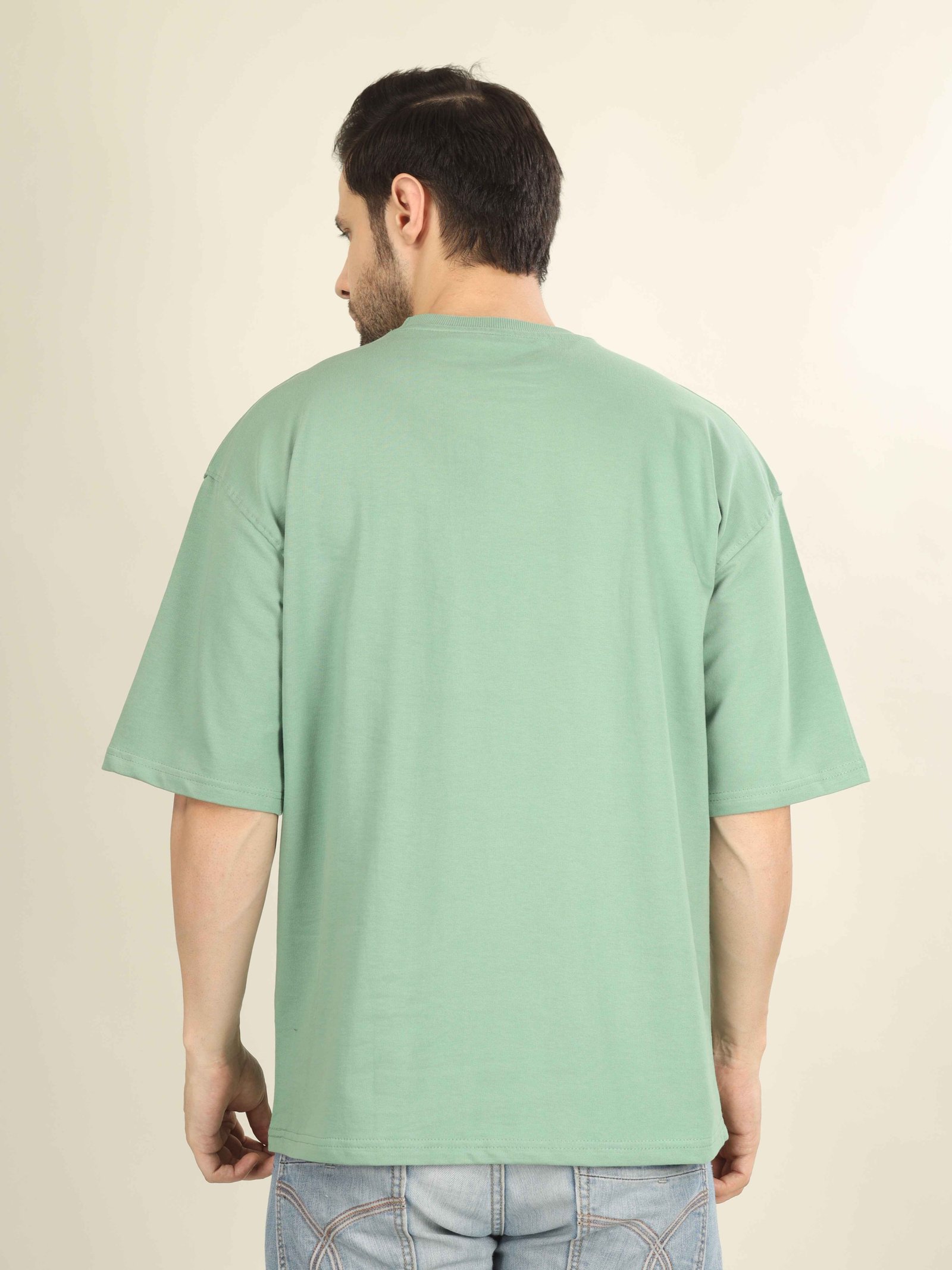 Drop Shoulder T-Shirt Unisex Green