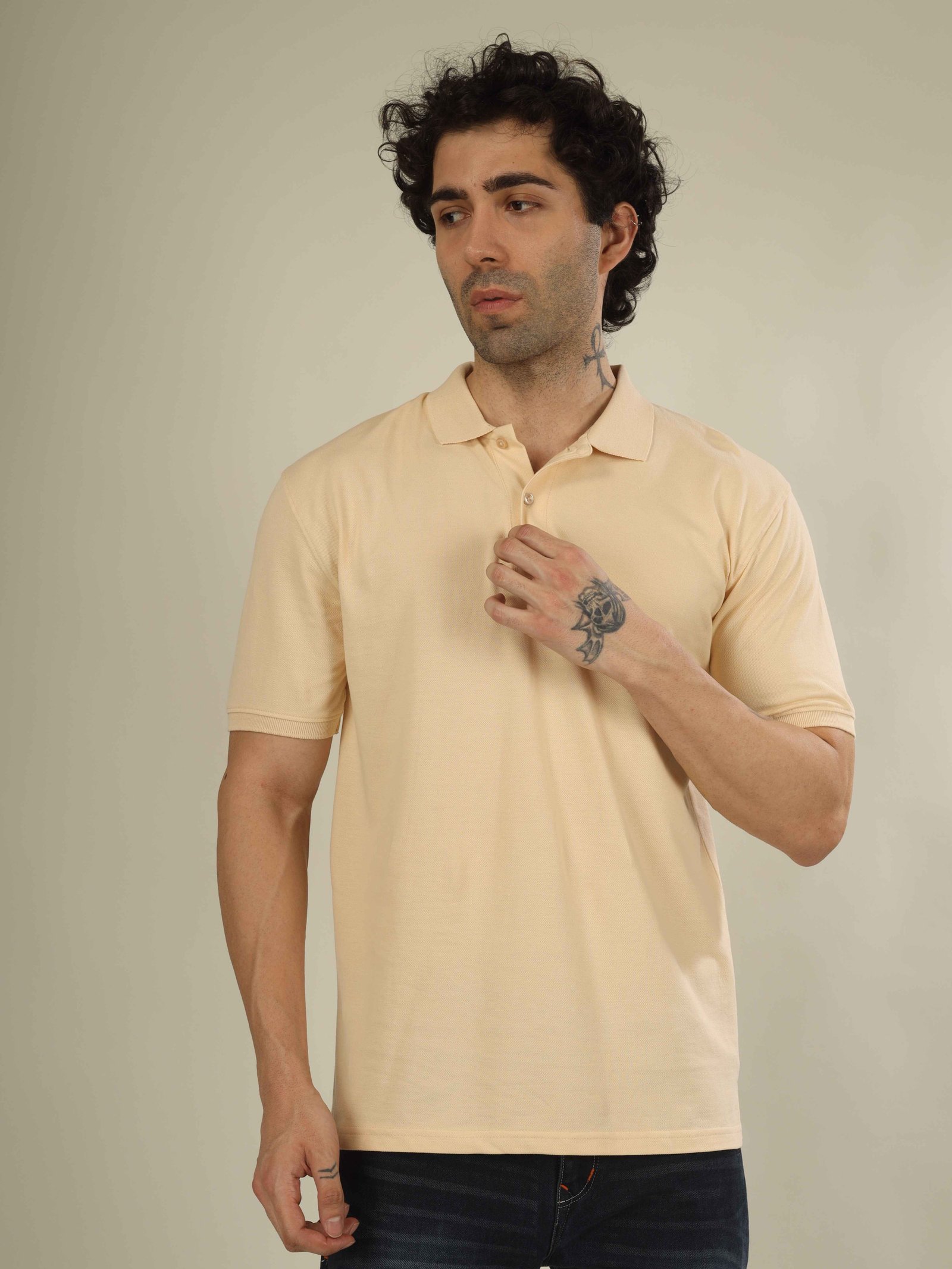 Mens Polo Collar T-Shirt(Sandal)