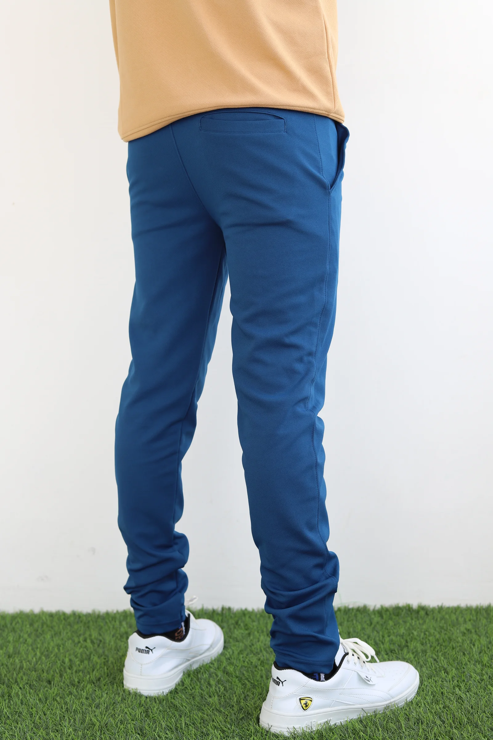 Lycra Formal Pant for Men(Airforce Blue)