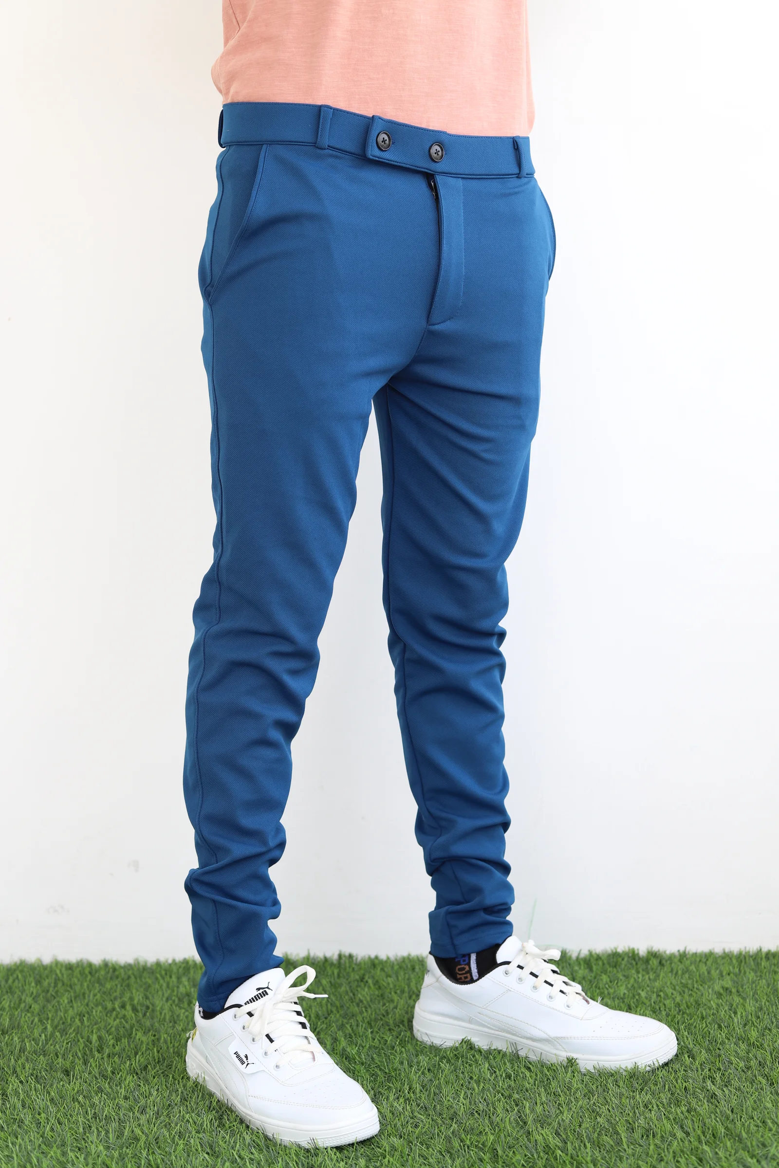 Lycra Formal Pant for Men(Airforce Blue)