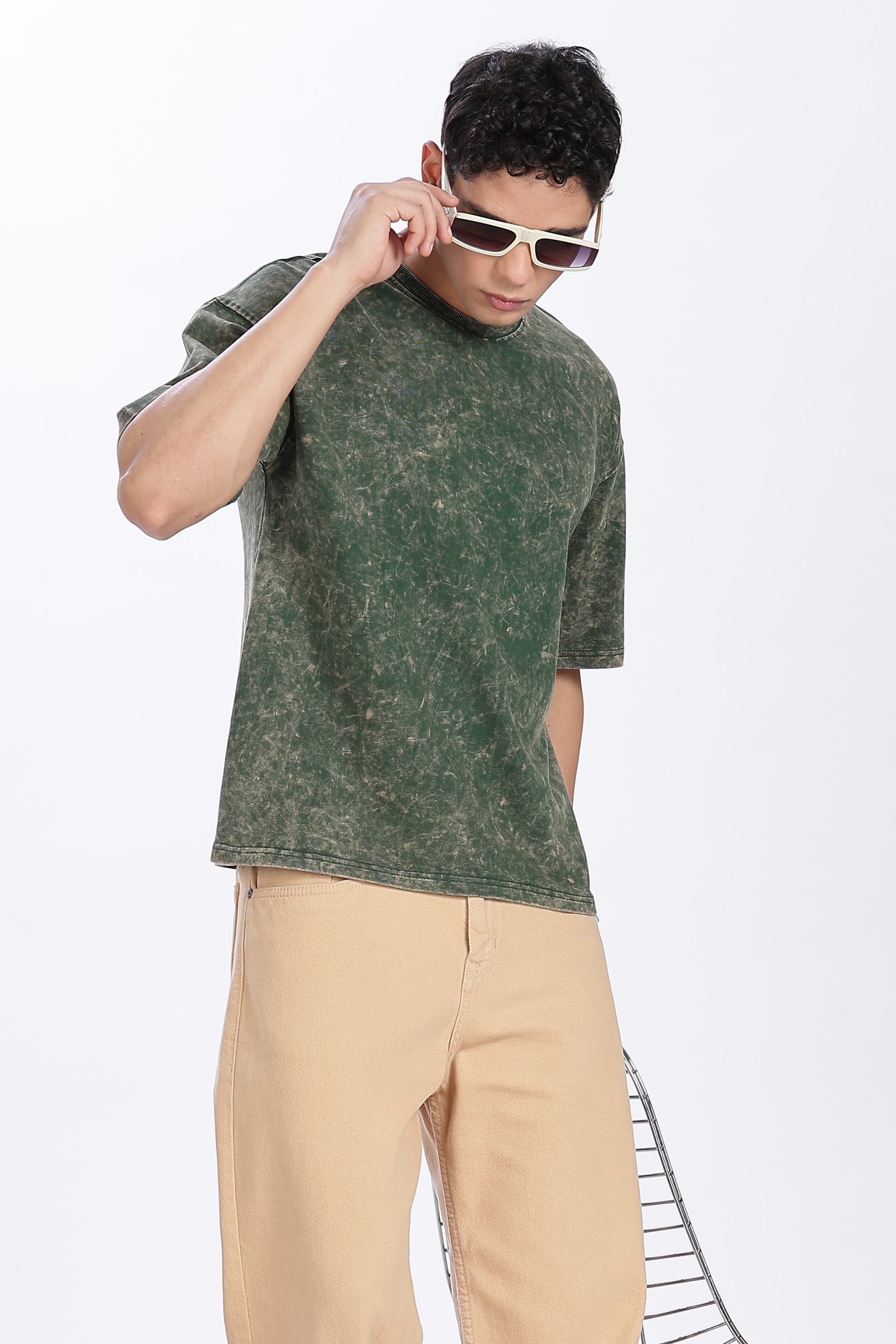 Acidwash Oversized Cotton T-shirt