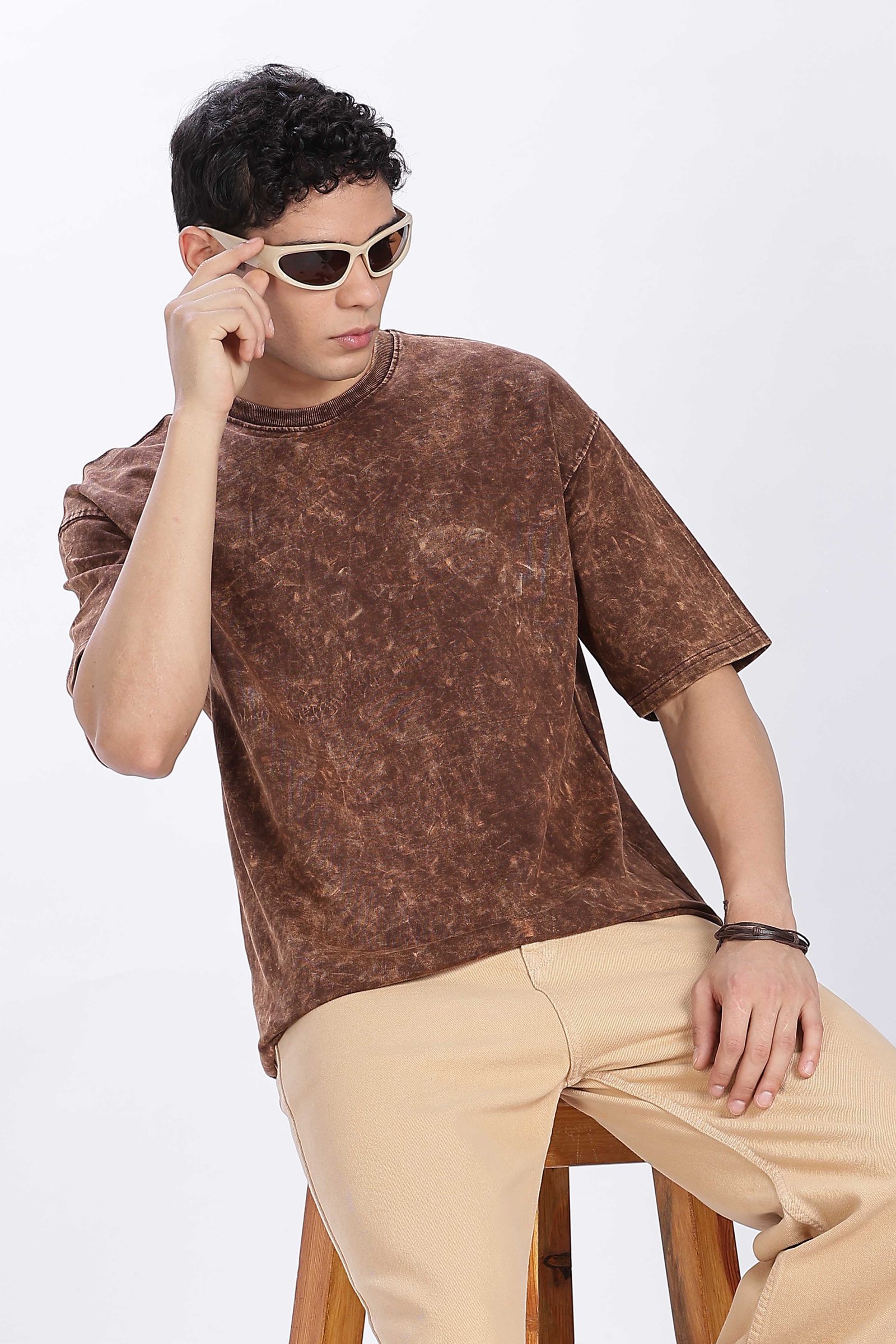 Acidwash Oversized Cotton T-shirt