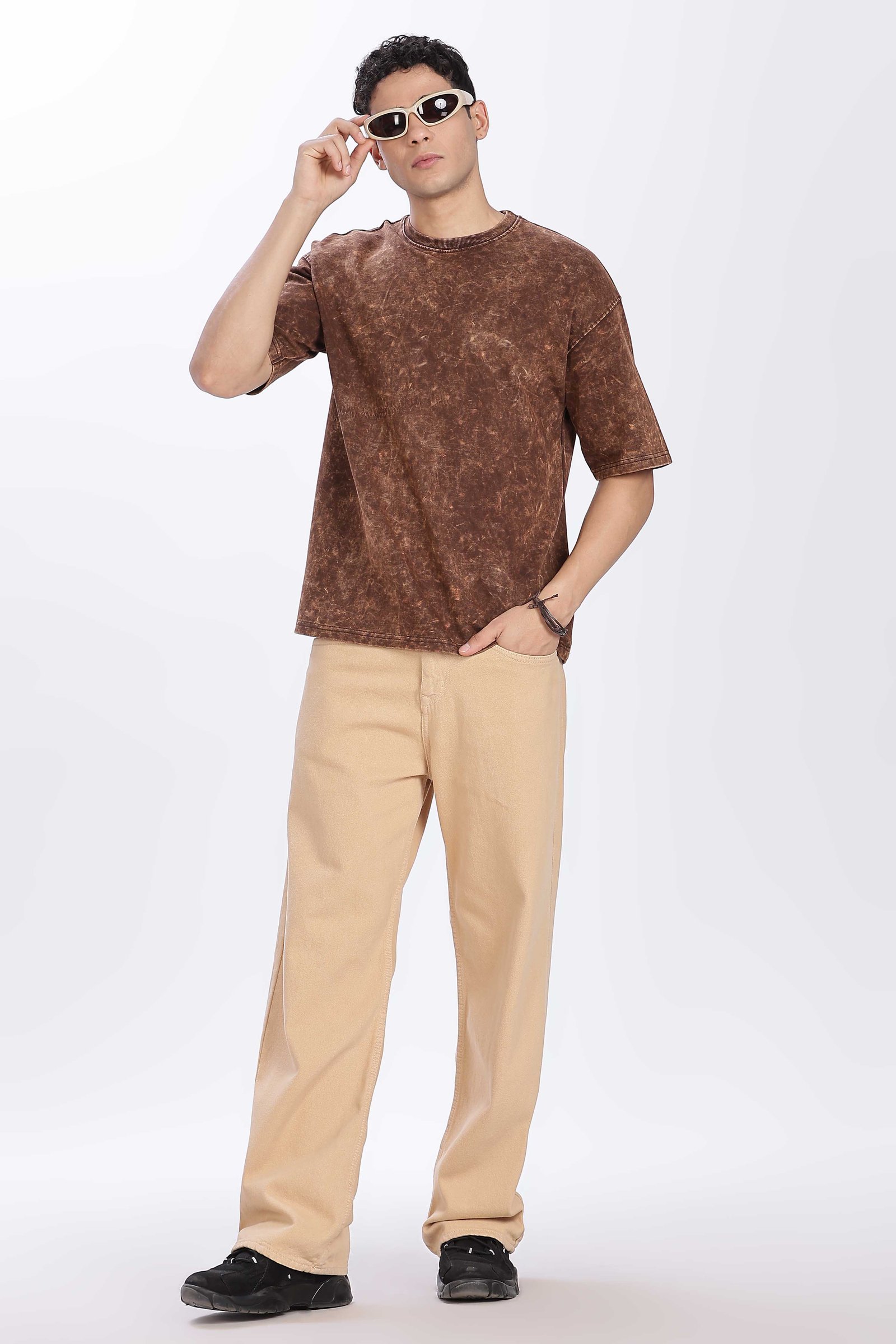 Acidwash Oversized Cotton T-shirt