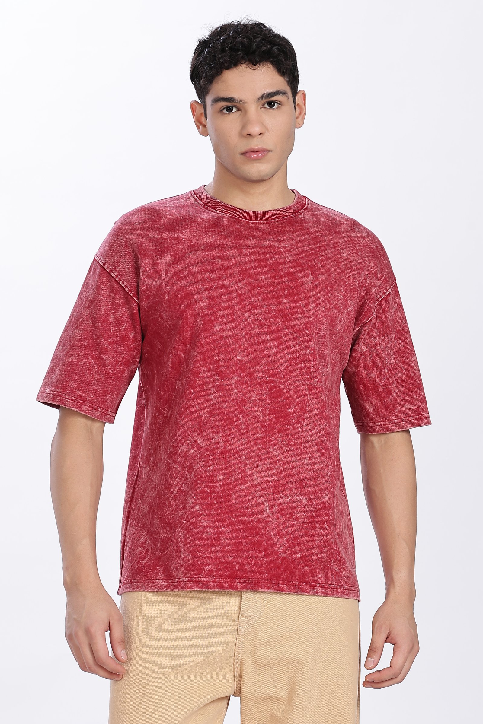 Acidwash Oversized Cotton  T-shirt