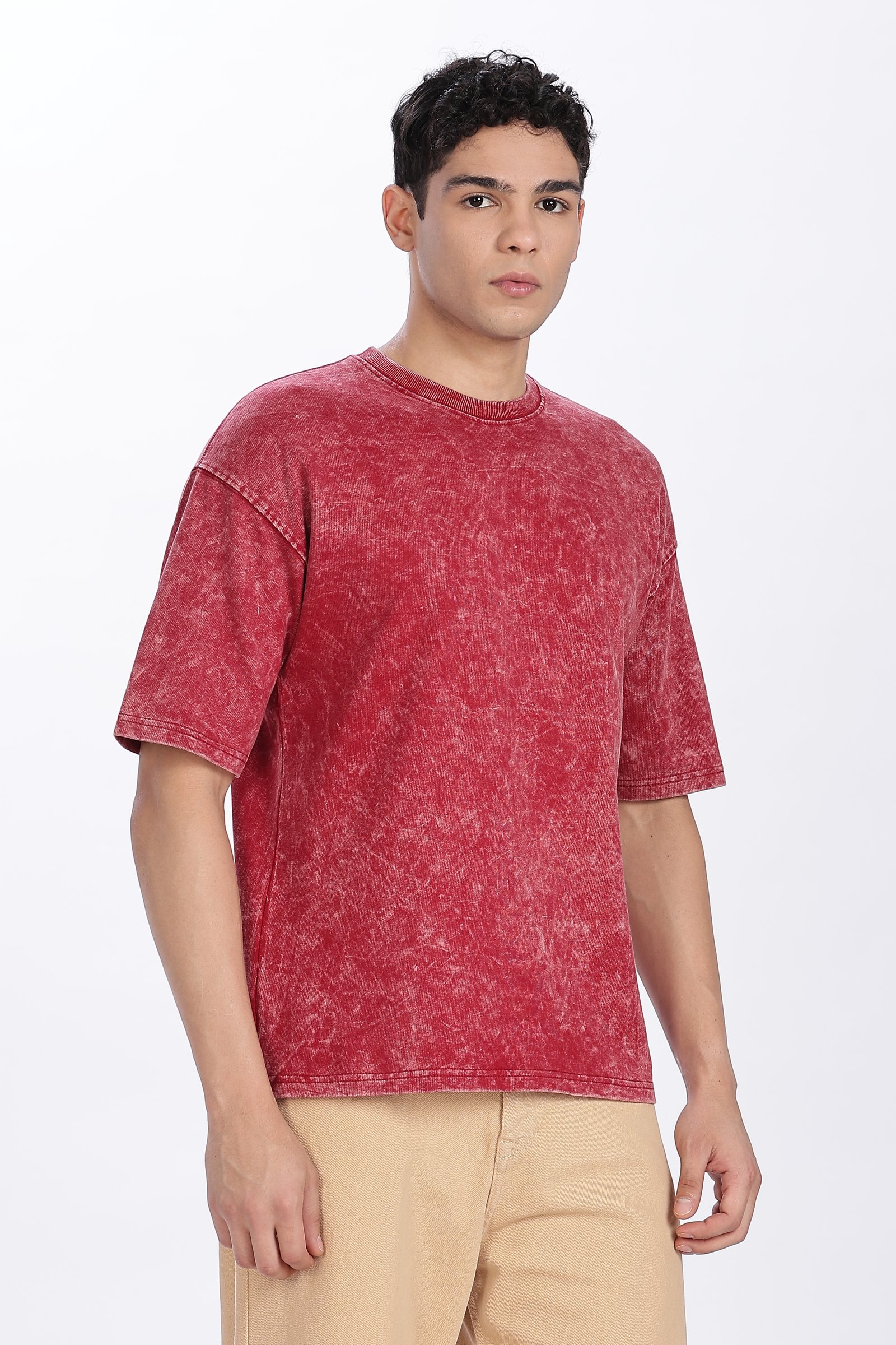 Acidwash Oversized Cotton  T-shirt