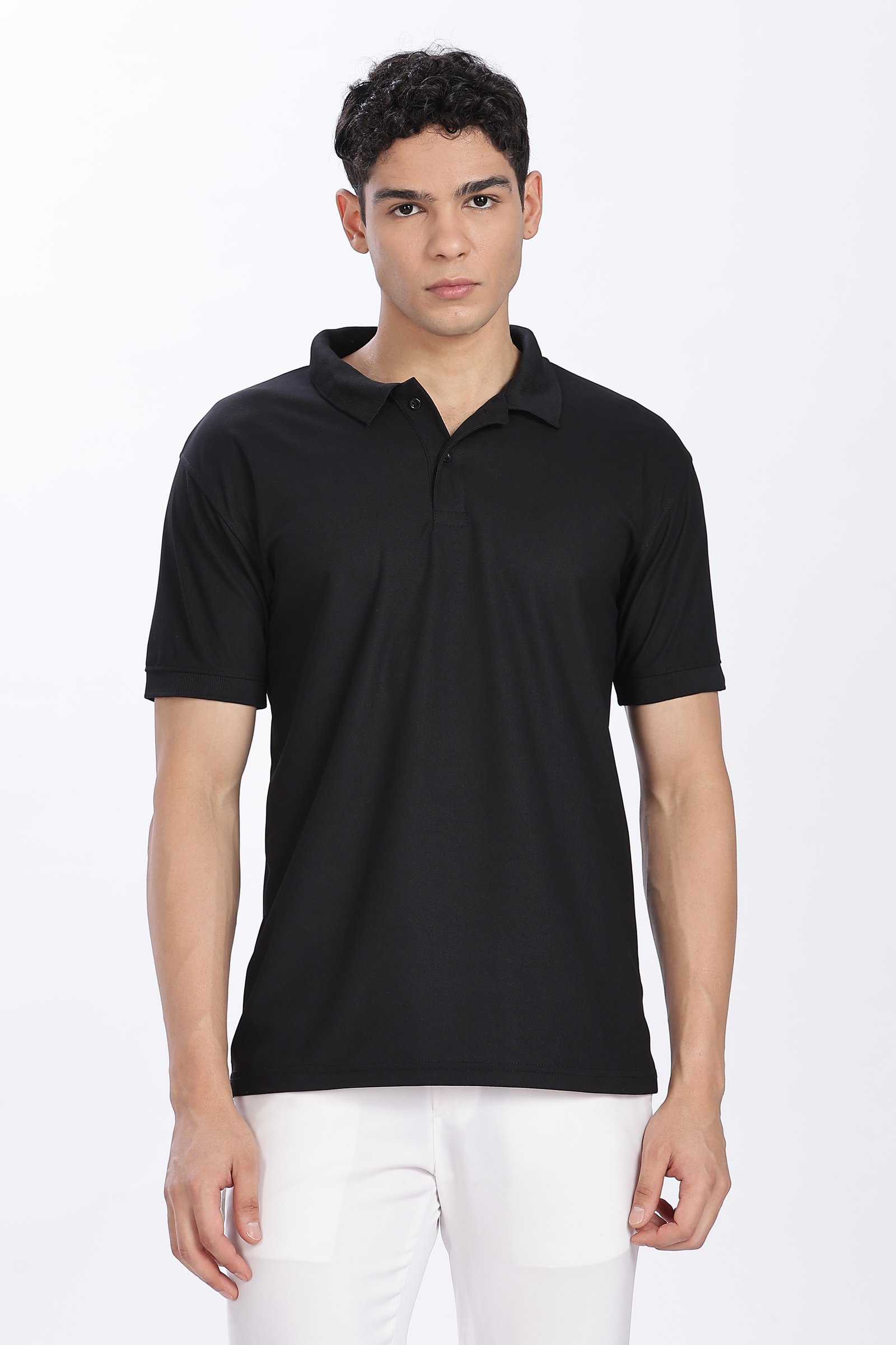 Men's Polo T Shirt for Men (Polyester Blend | Regular Fit)