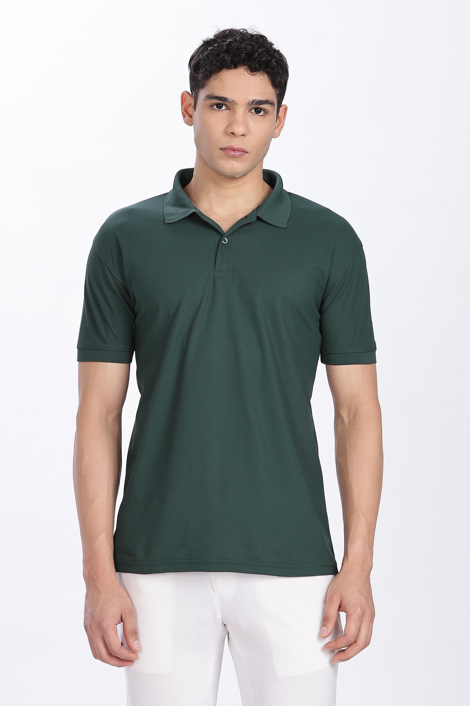 Men's Polo T Shirt for Men (Polyester Blend | Regular Fit)