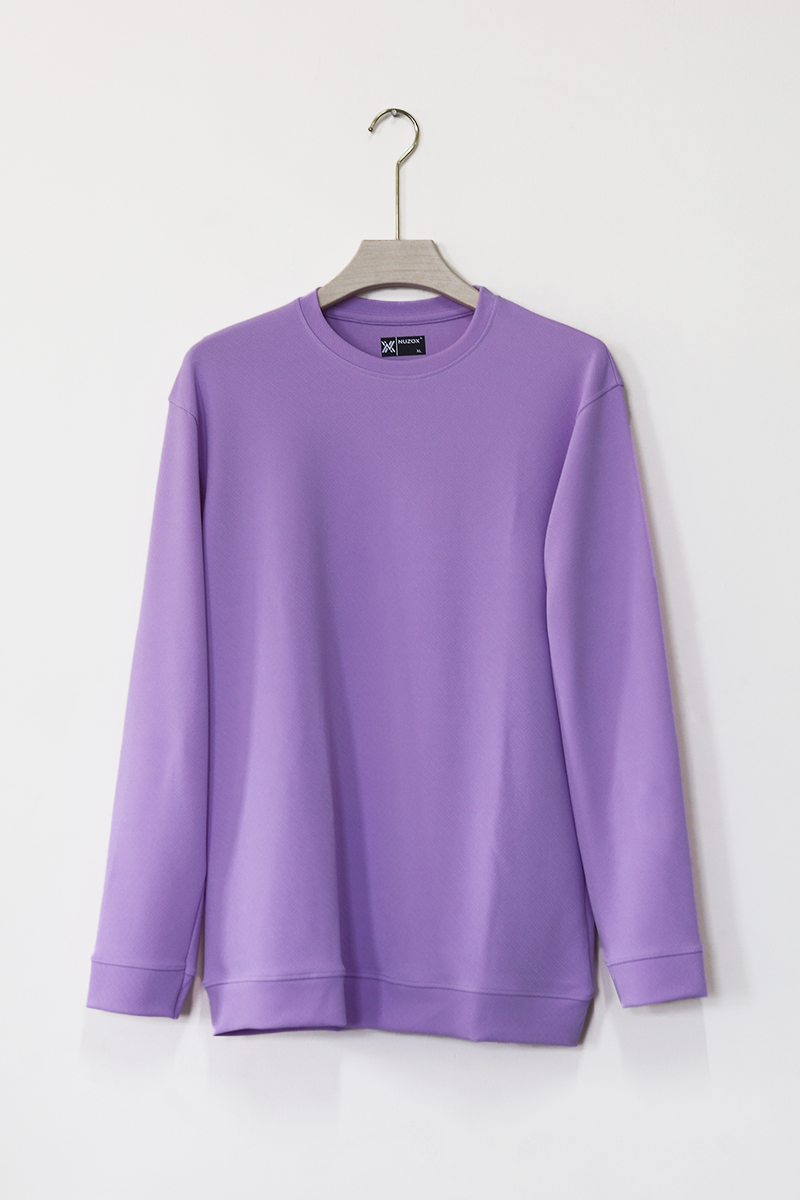 Plain Full Hand T-Shirt Lycra ( Lavender)