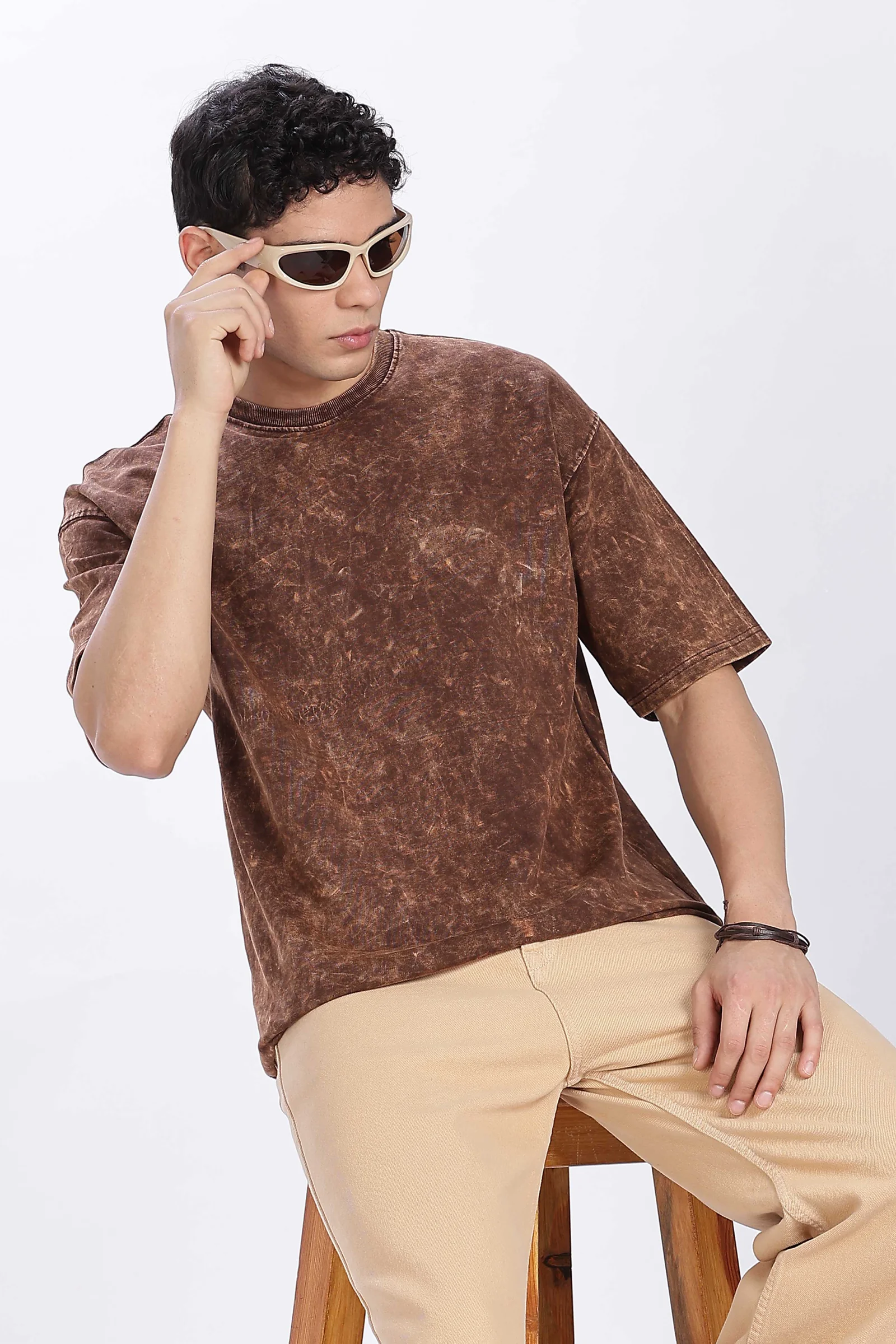 Acidwash Oversized Cotton  T-shirt