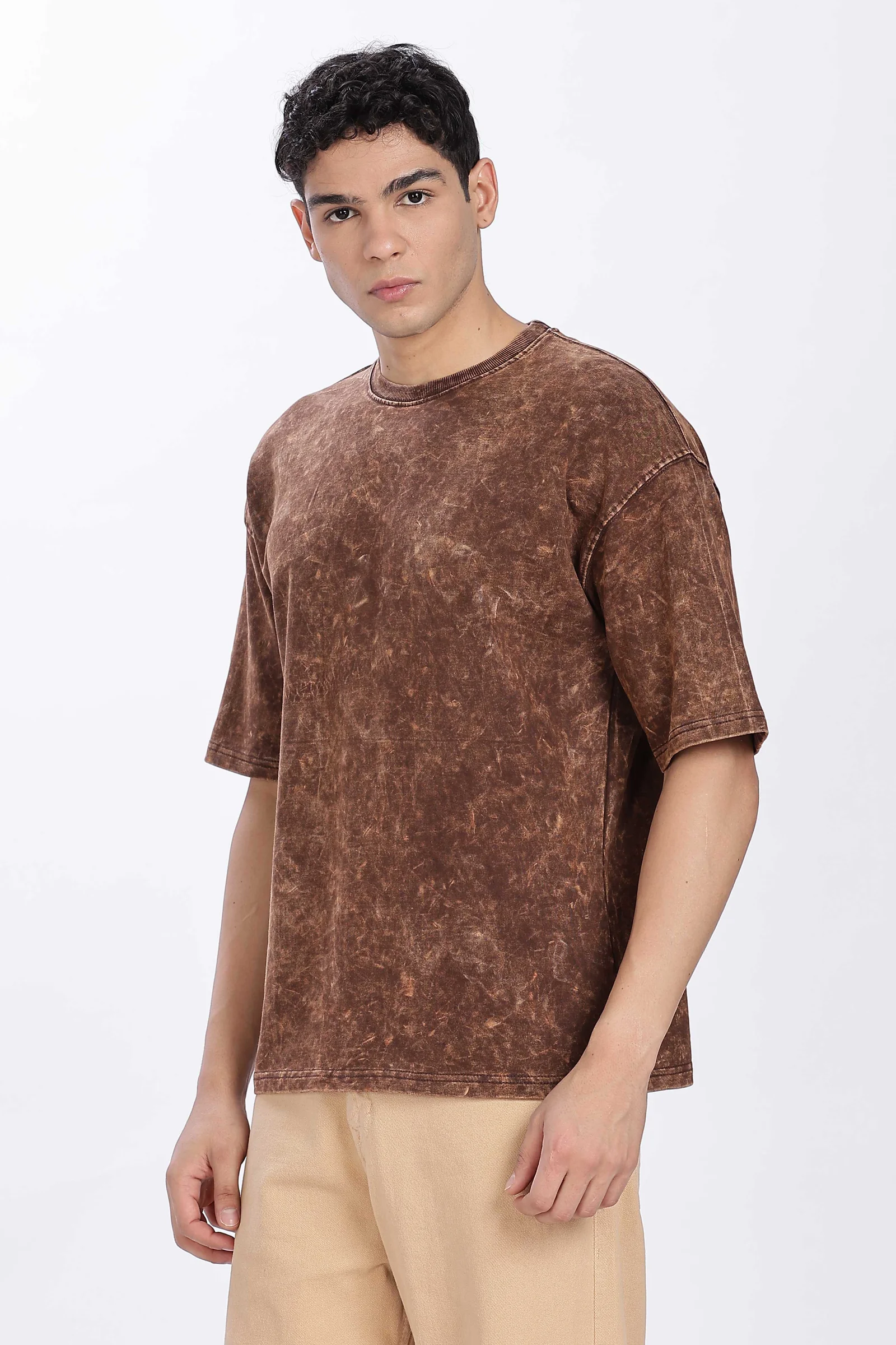 Acidwash Oversized Cotton  T-shirt
