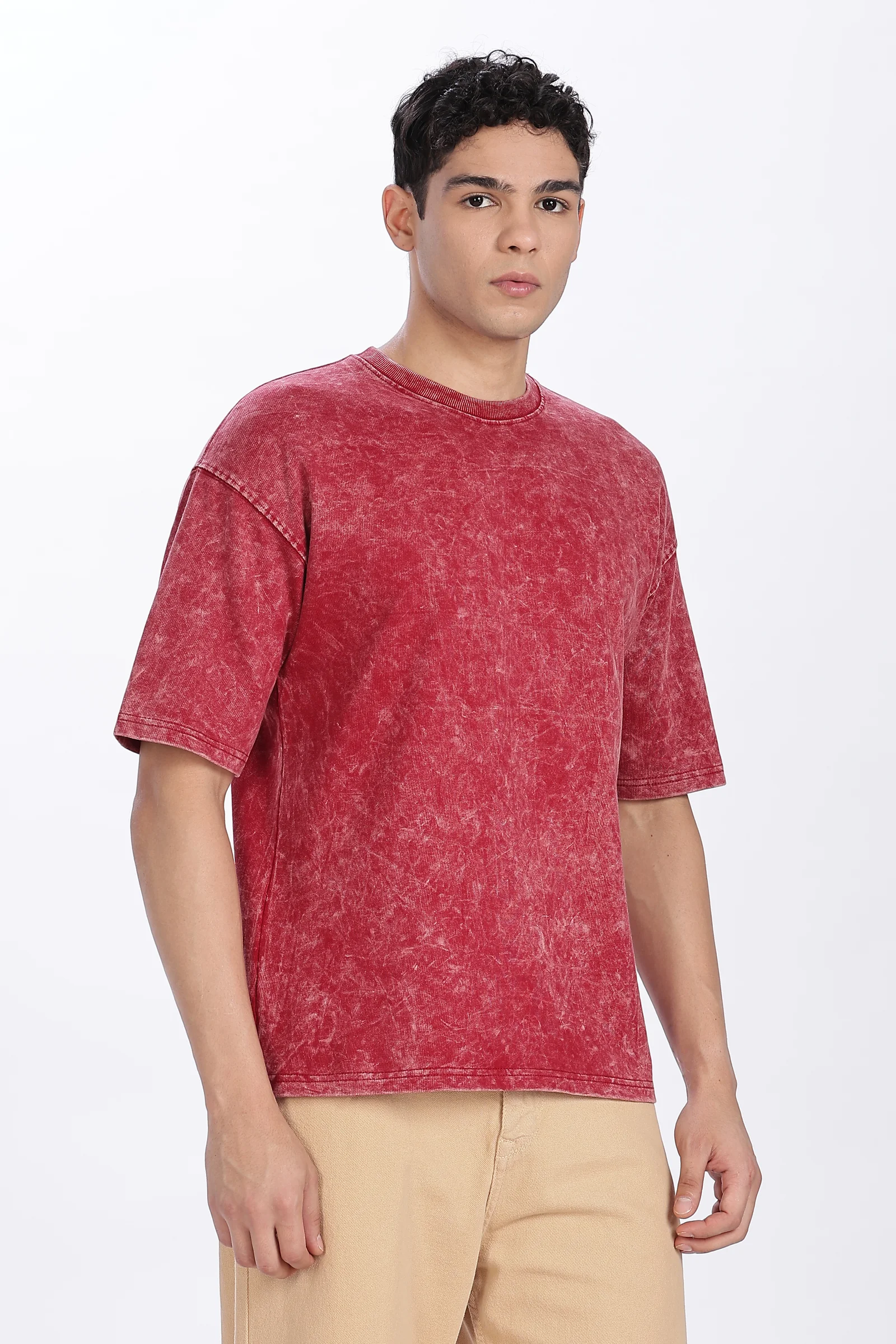 Acidwash Oversized Cotton  T-shirt