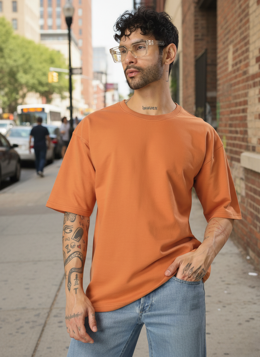 Oversize T-Shirt Unisex (Orange)