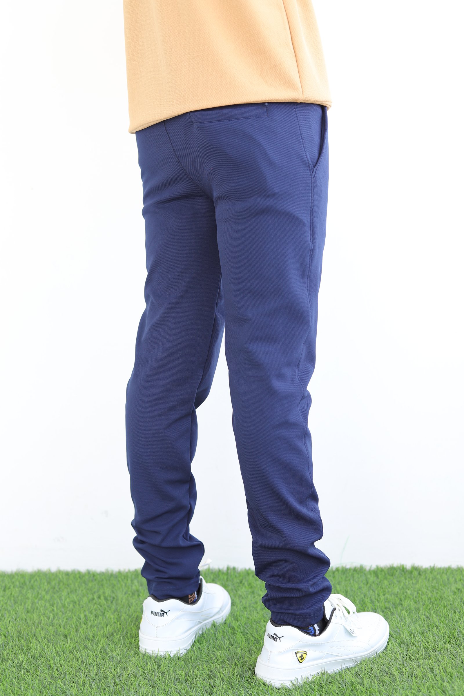 Lycra Formal Pant for Men (Navy Blue)