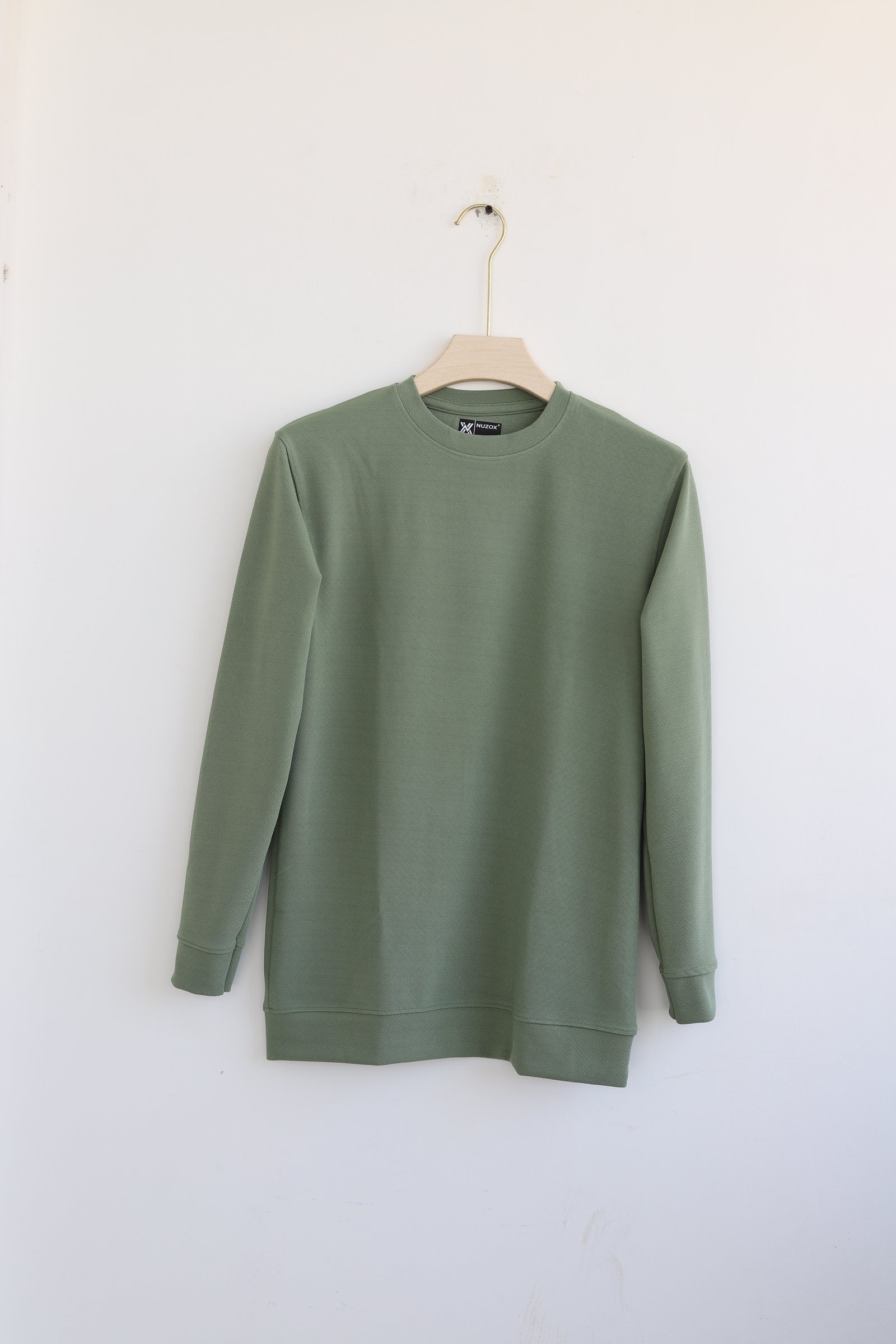 Plain Full Hand T-Shirt Lycra ( GREEN )