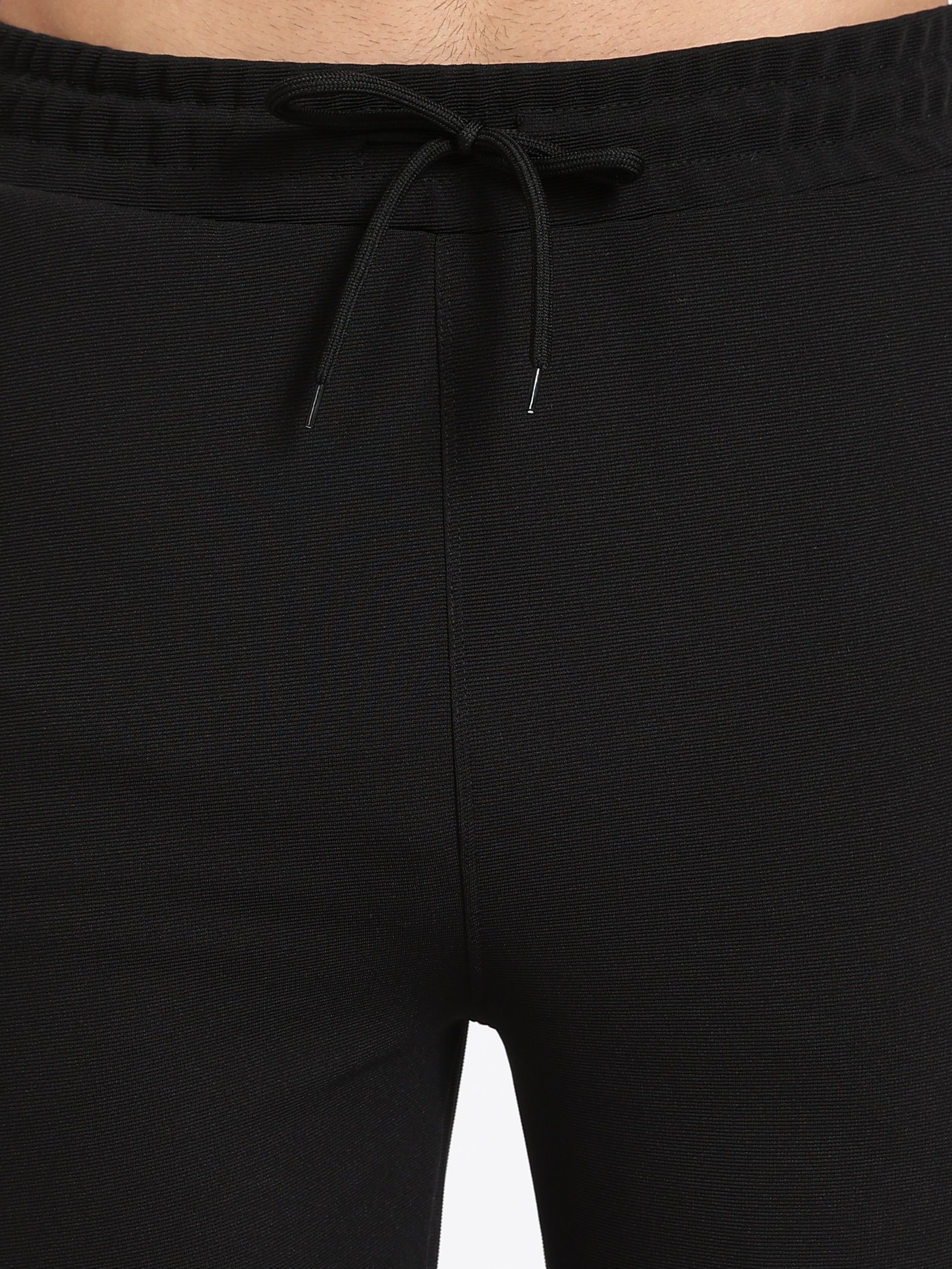 Black Ottoman Men's Track Pants