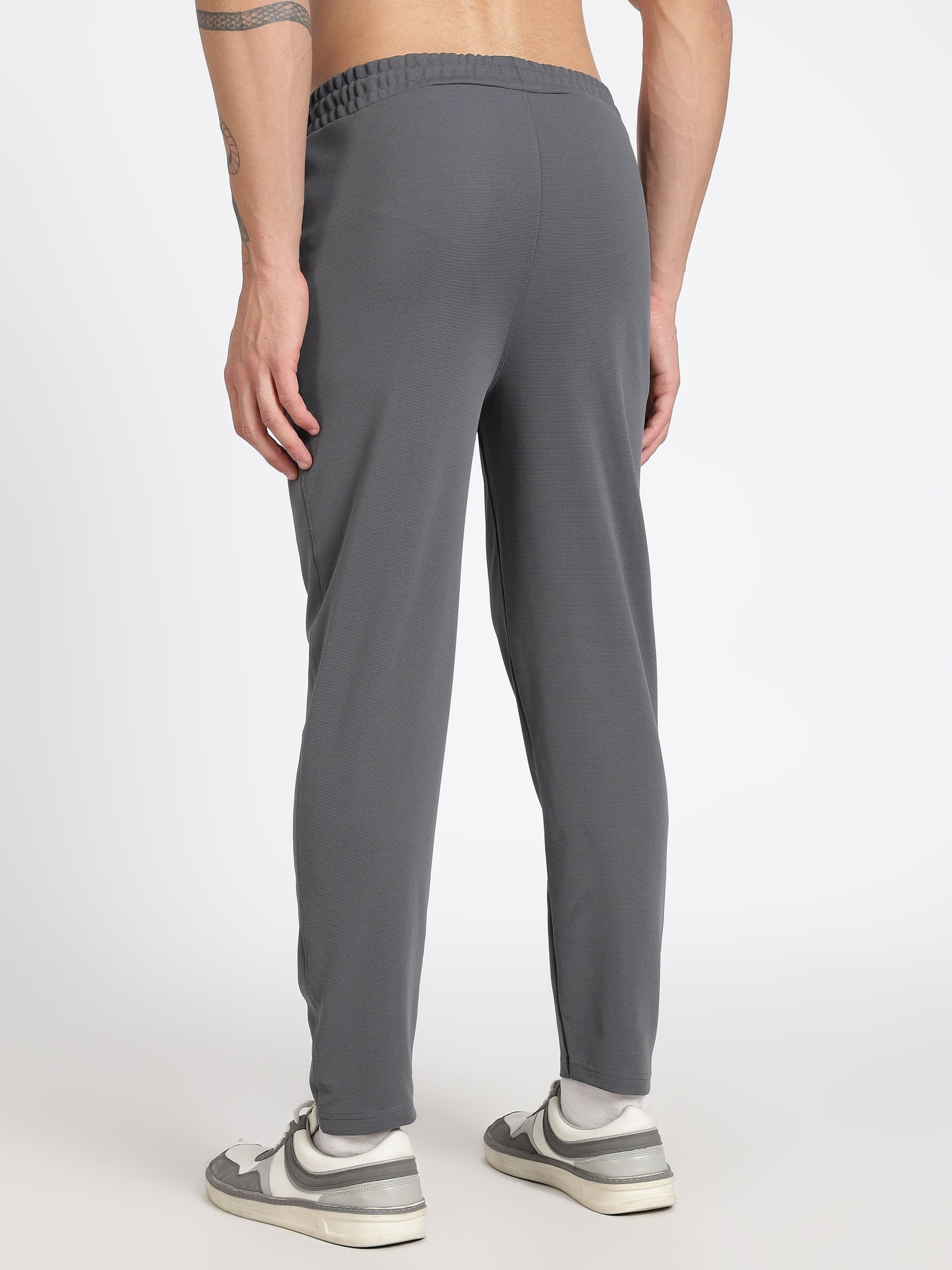Dark Grey Ottoman Men's Track Pants