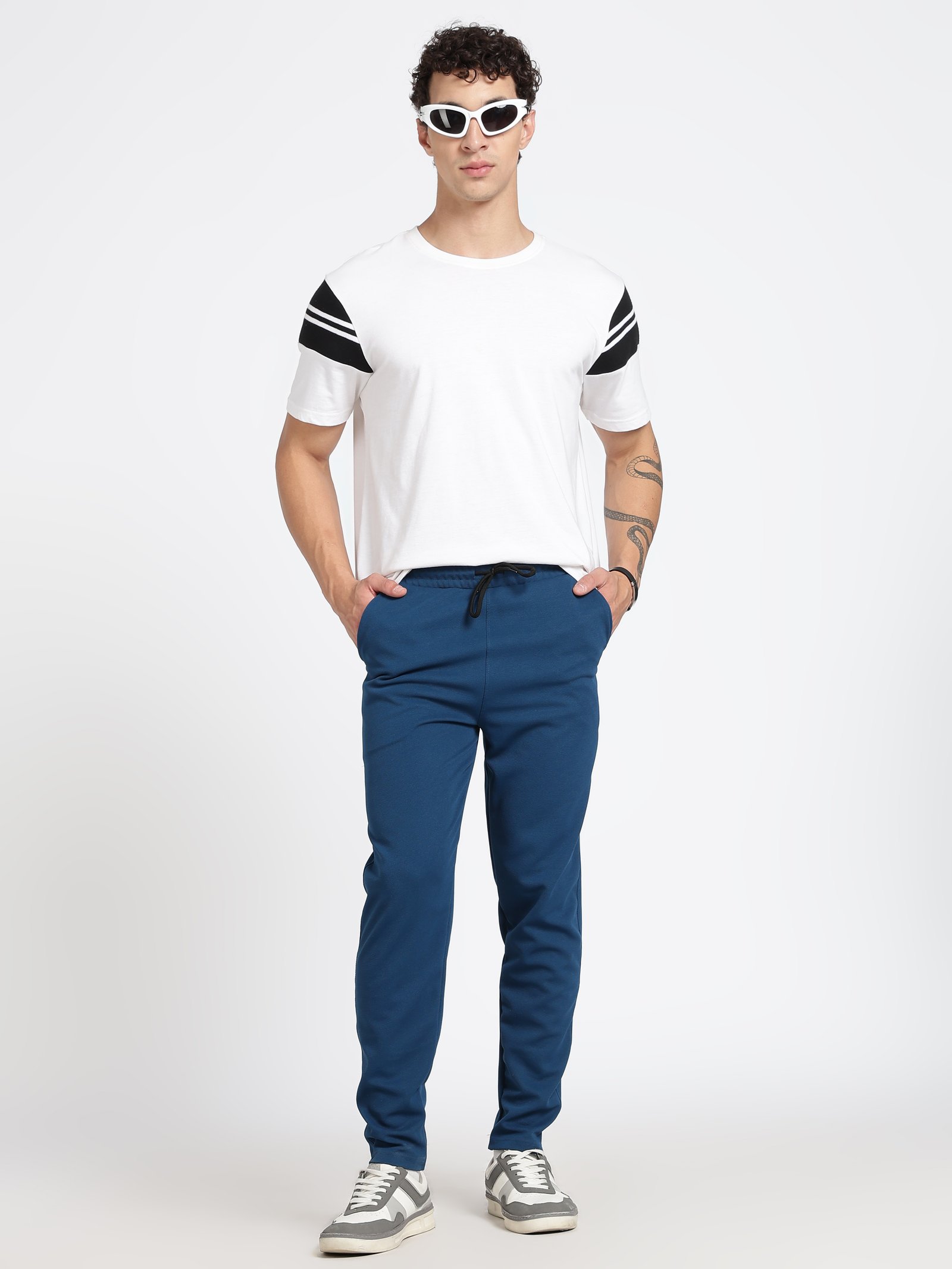Blue Ottoman Men's Track Pants