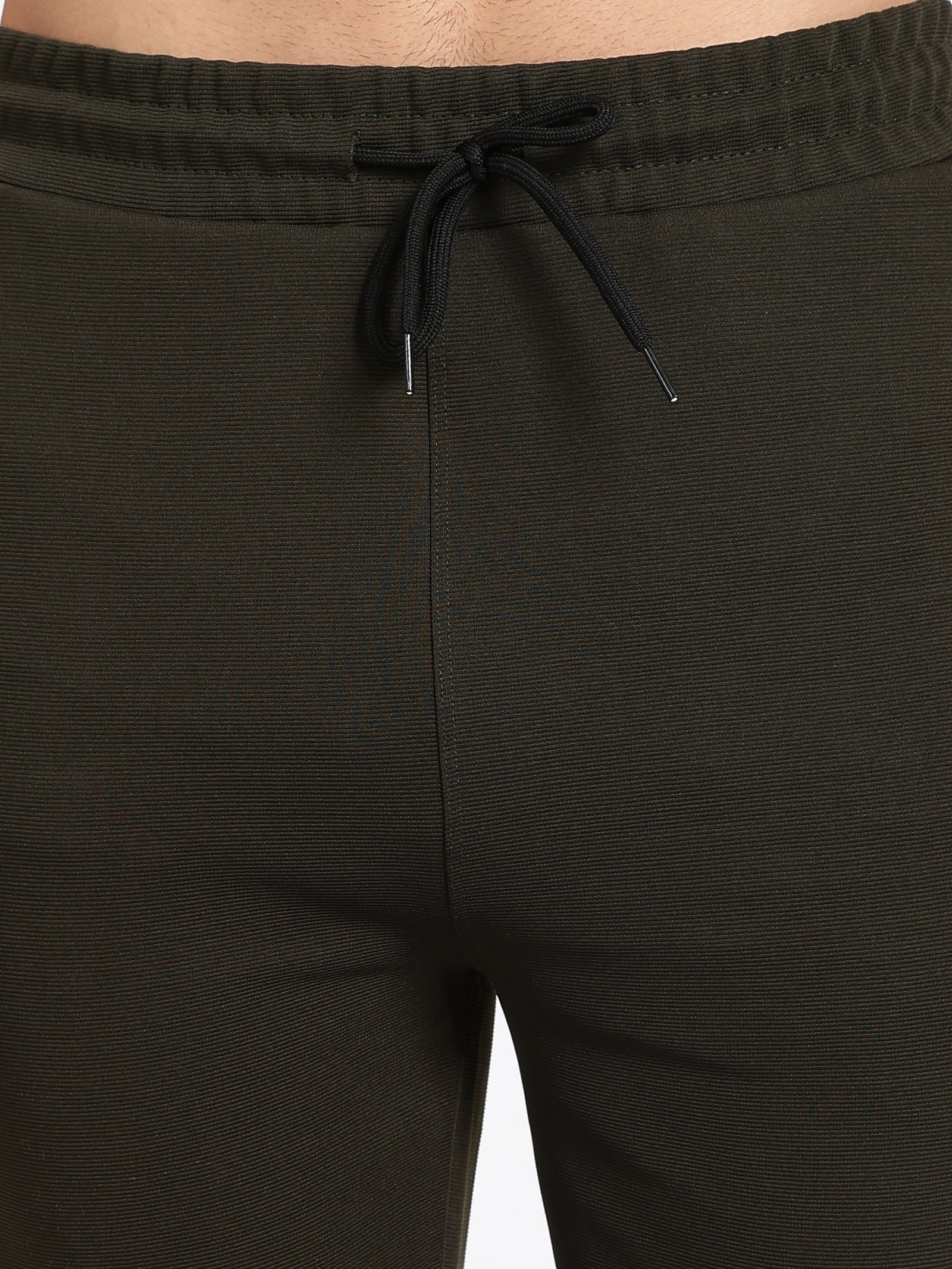 Olive Green Ottoman Men's Track Pants