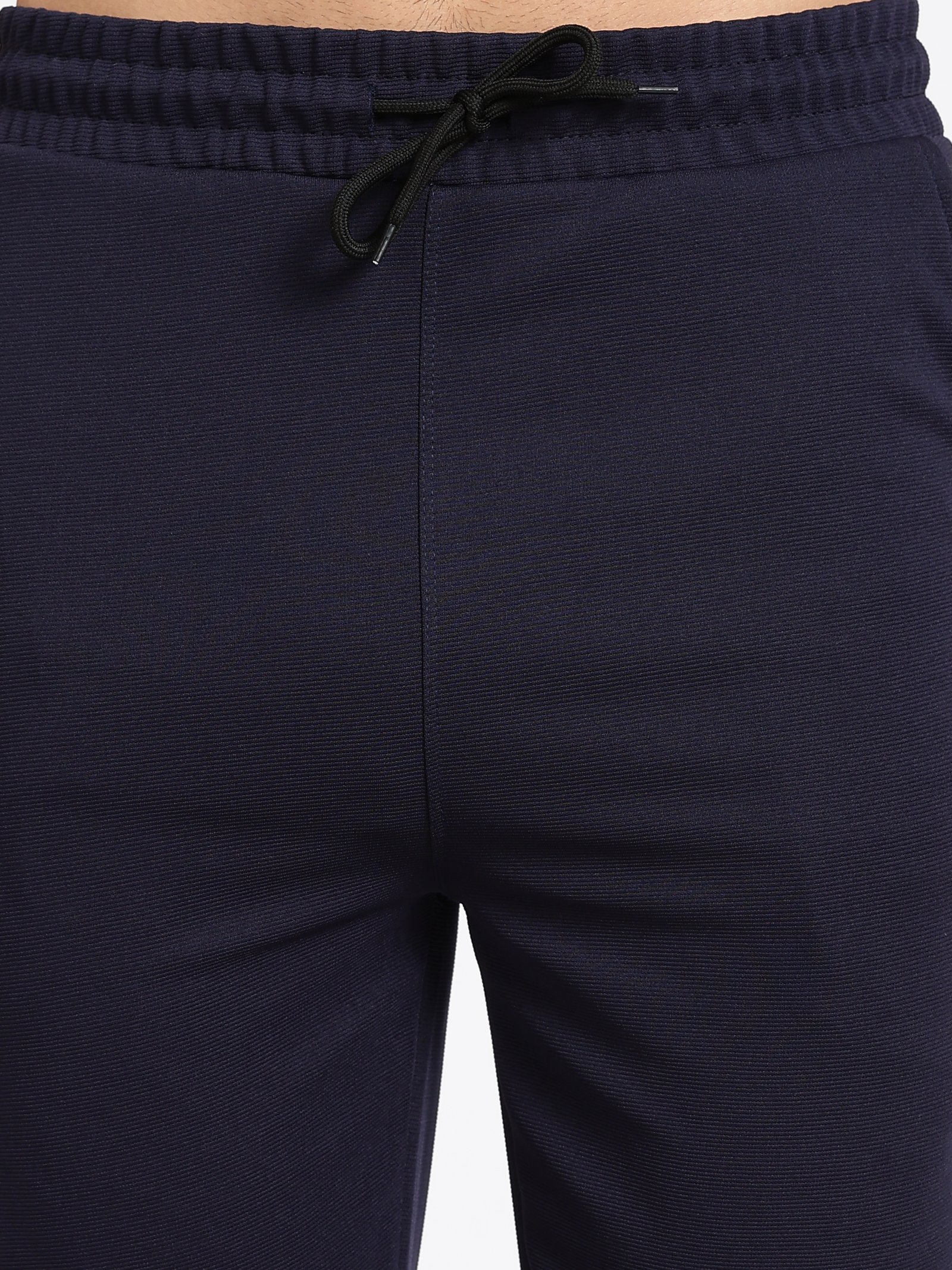 Navy Blue Ottoman Men's Track Pants