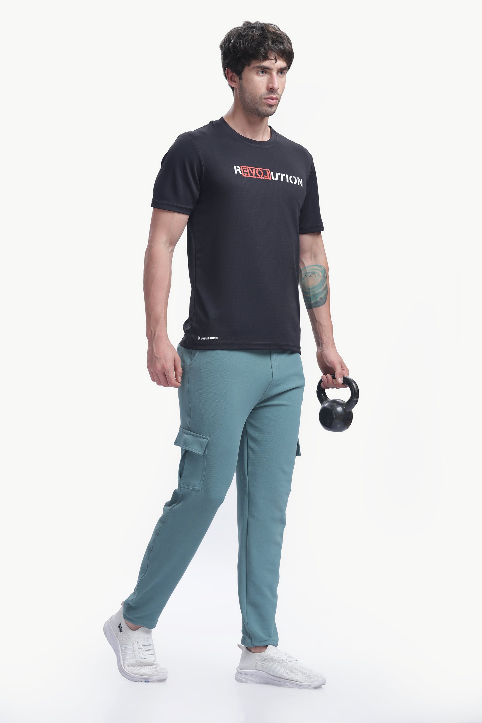 Lycra Cargo Pant Five Pocket (Green)