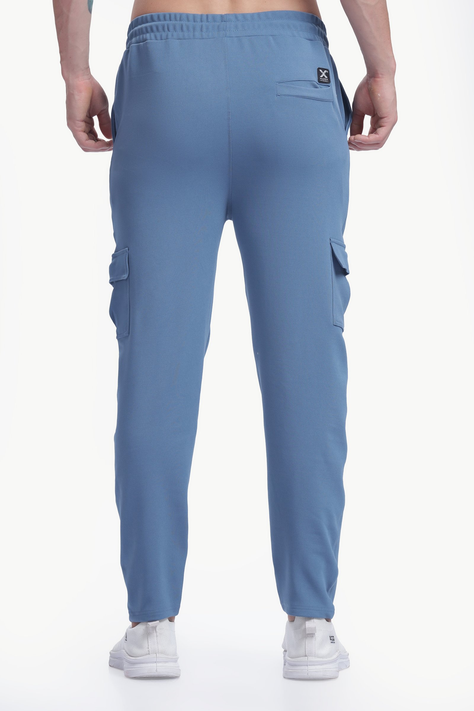 Lycra Cargo Pant Five Pocket (Olive Blue)