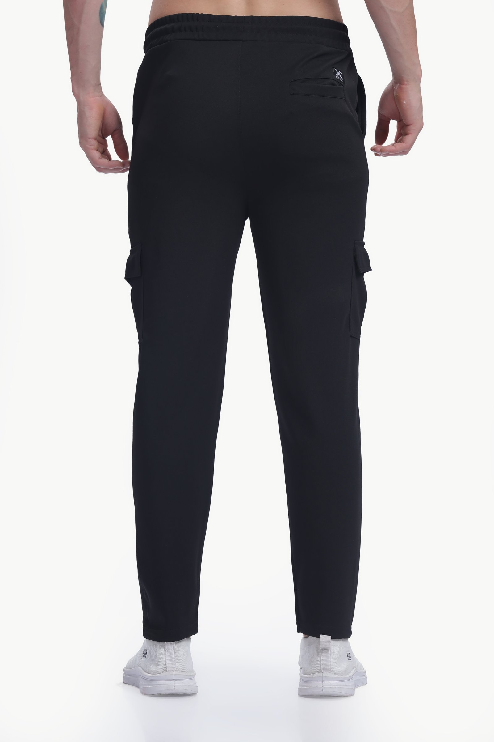 Lycra Cargo Pant Five Pocket (Black)