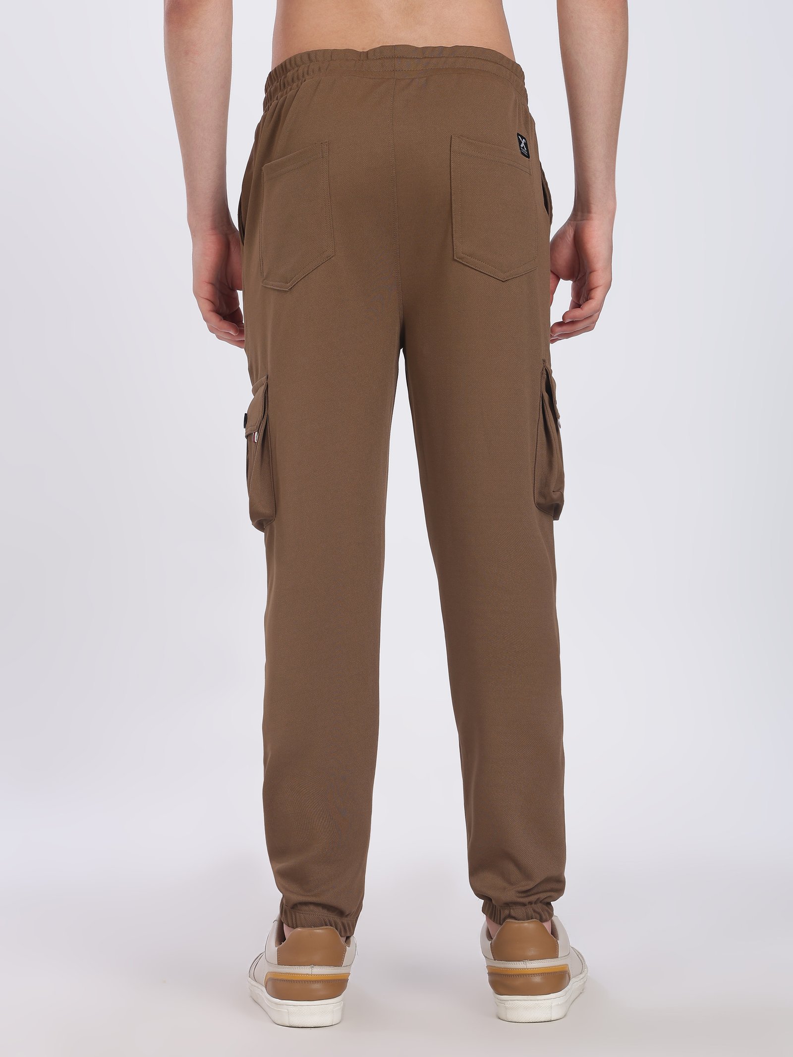 Lycra 6 Pocket Cargo Pant (Brown)