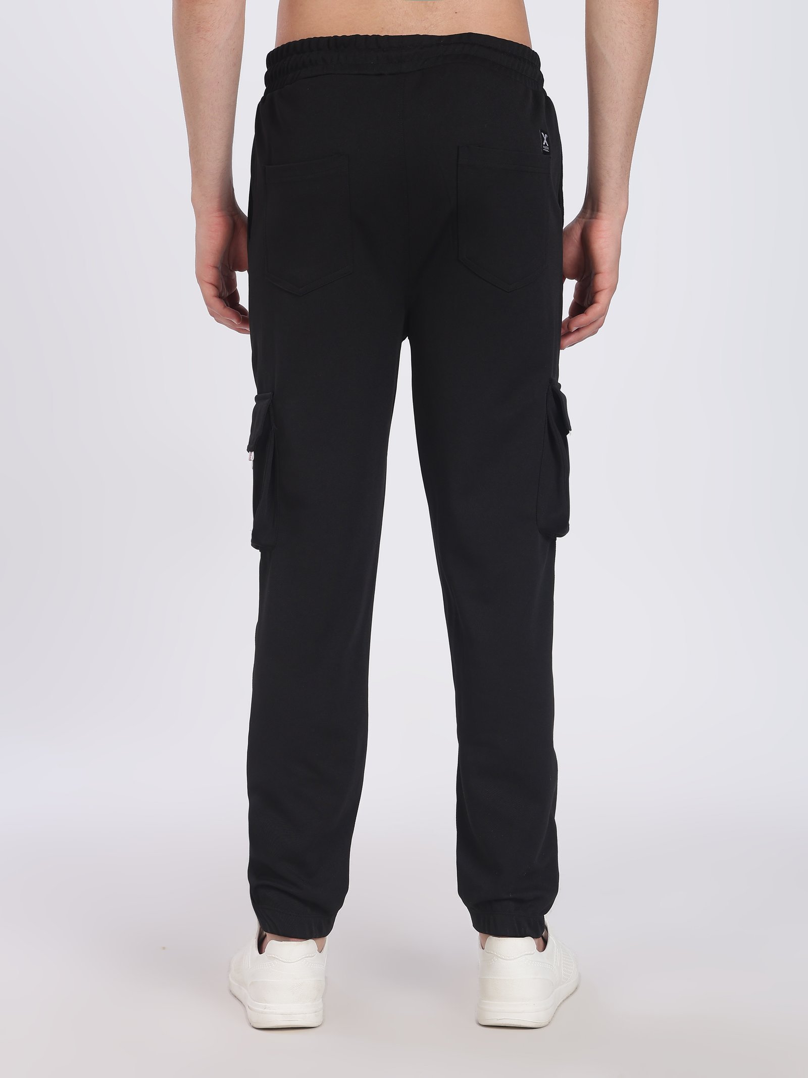 Lycra 6 Pocket Cargo Pant (Black)