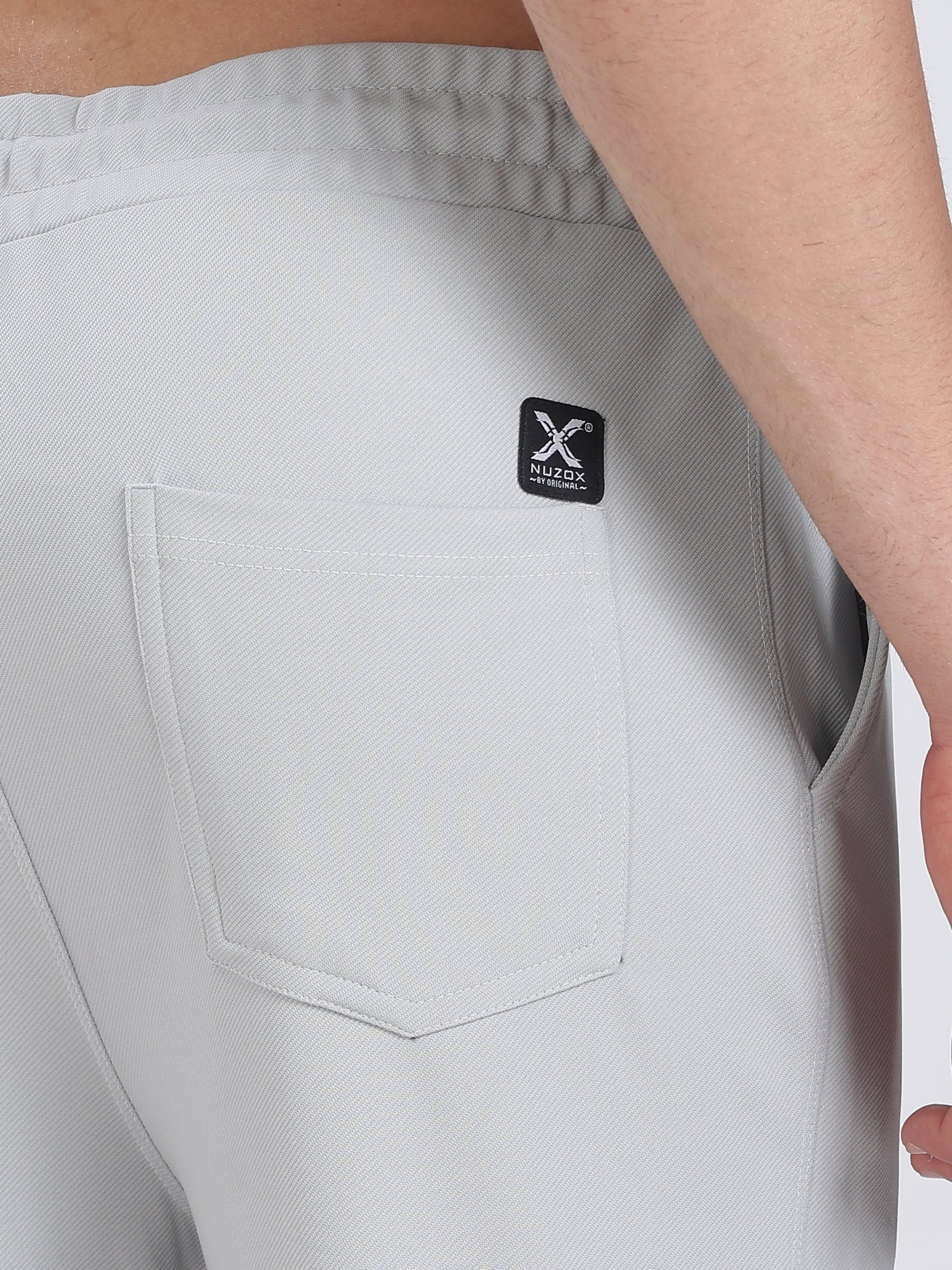 Lycra 6 Pocket Cargo Pant (LIght Grey)